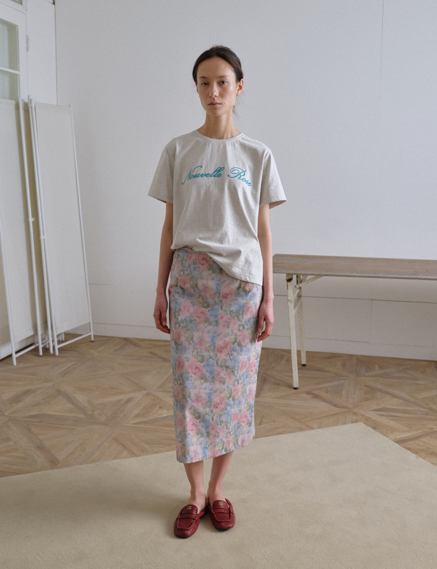Jardin Skirt (Rose Pink)