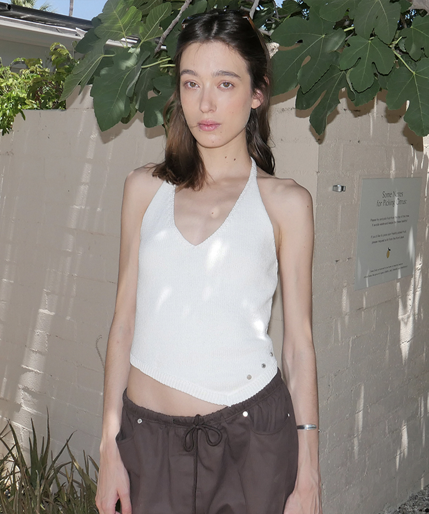 Jessi Halter Sleeveless Knit - Ivory