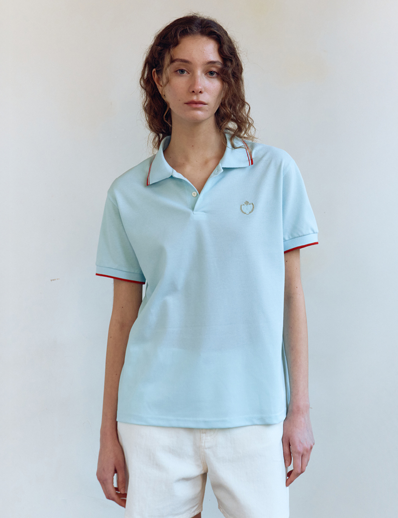 Judy Symbol PK T-shirt (Sky Blue) | ファッション通販サイト NUGU