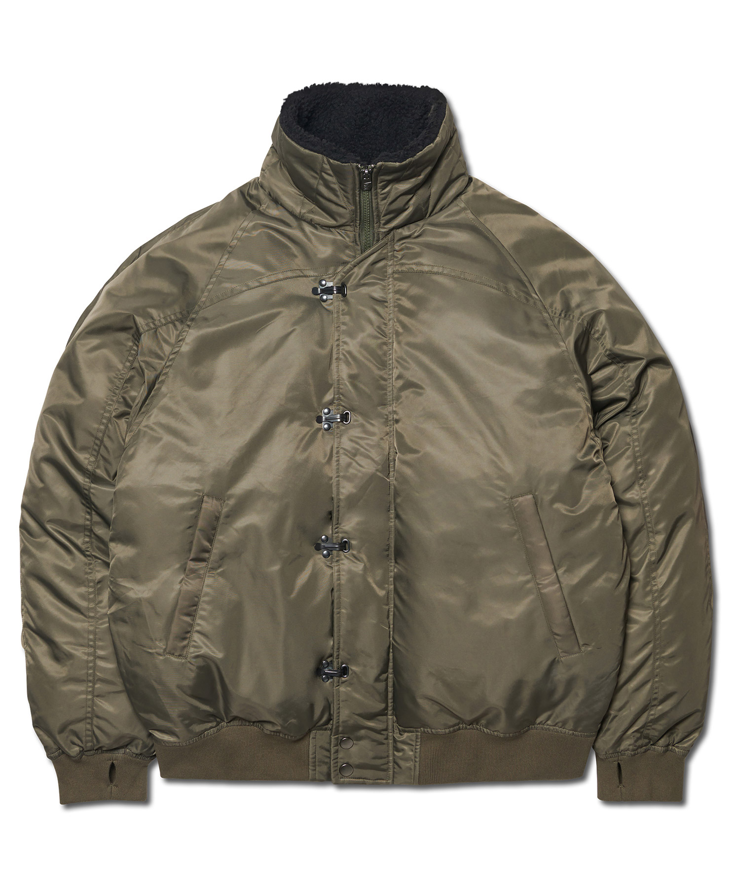 K.L BOMBER JACKET - KHAKI | ファッション通販サイト NUGU