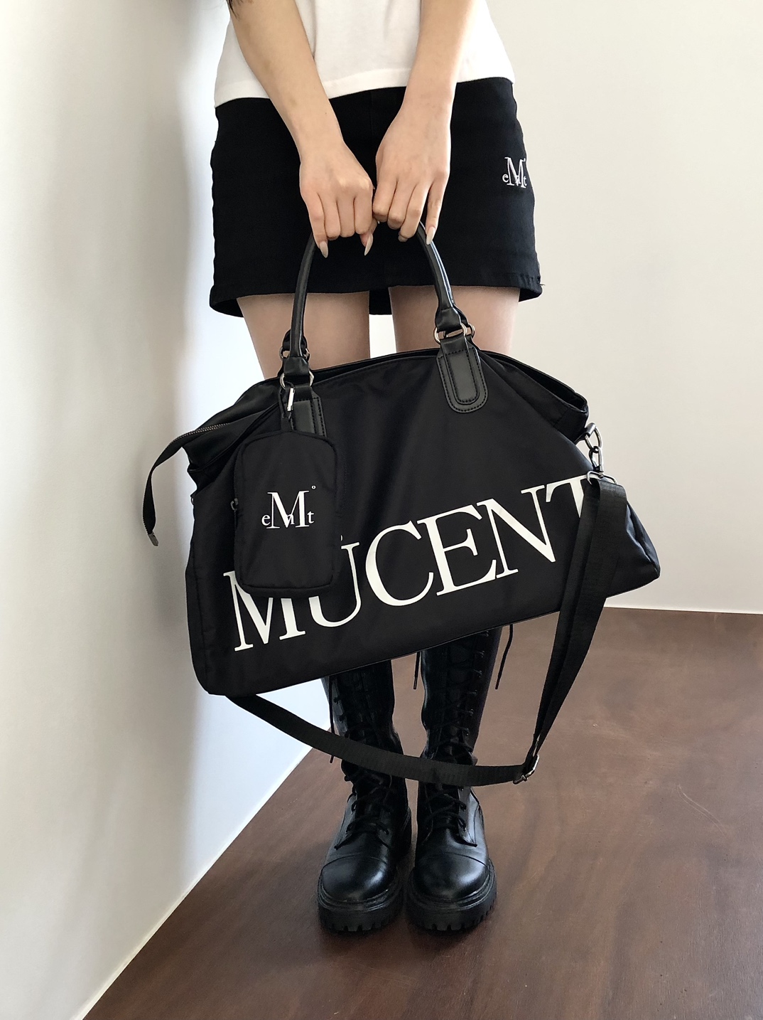 KAEL SIGNATURE LOGO GYM BOSTON DUFFLE BAG UNISEX