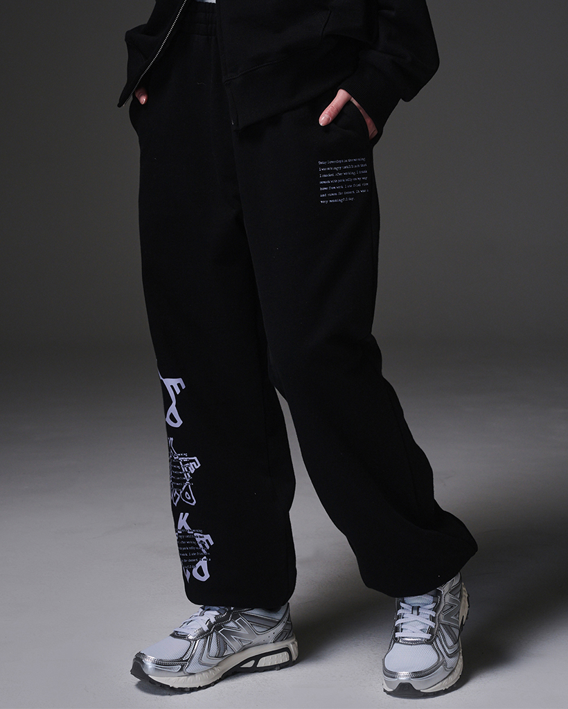 スウェットパンツ ITZAVIBE 08 MINI LOGO SWEAT PANTS 4BUK246 08 MINI LOGO SWEAT PANTS - BLACK - ITZAVIBE | 60% - Asian