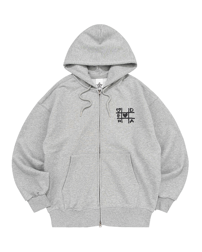 Tayuです TIC-TAC-TOE HOOD ZIP-UP (MELANGE) | ファッション通販サイト NUGU