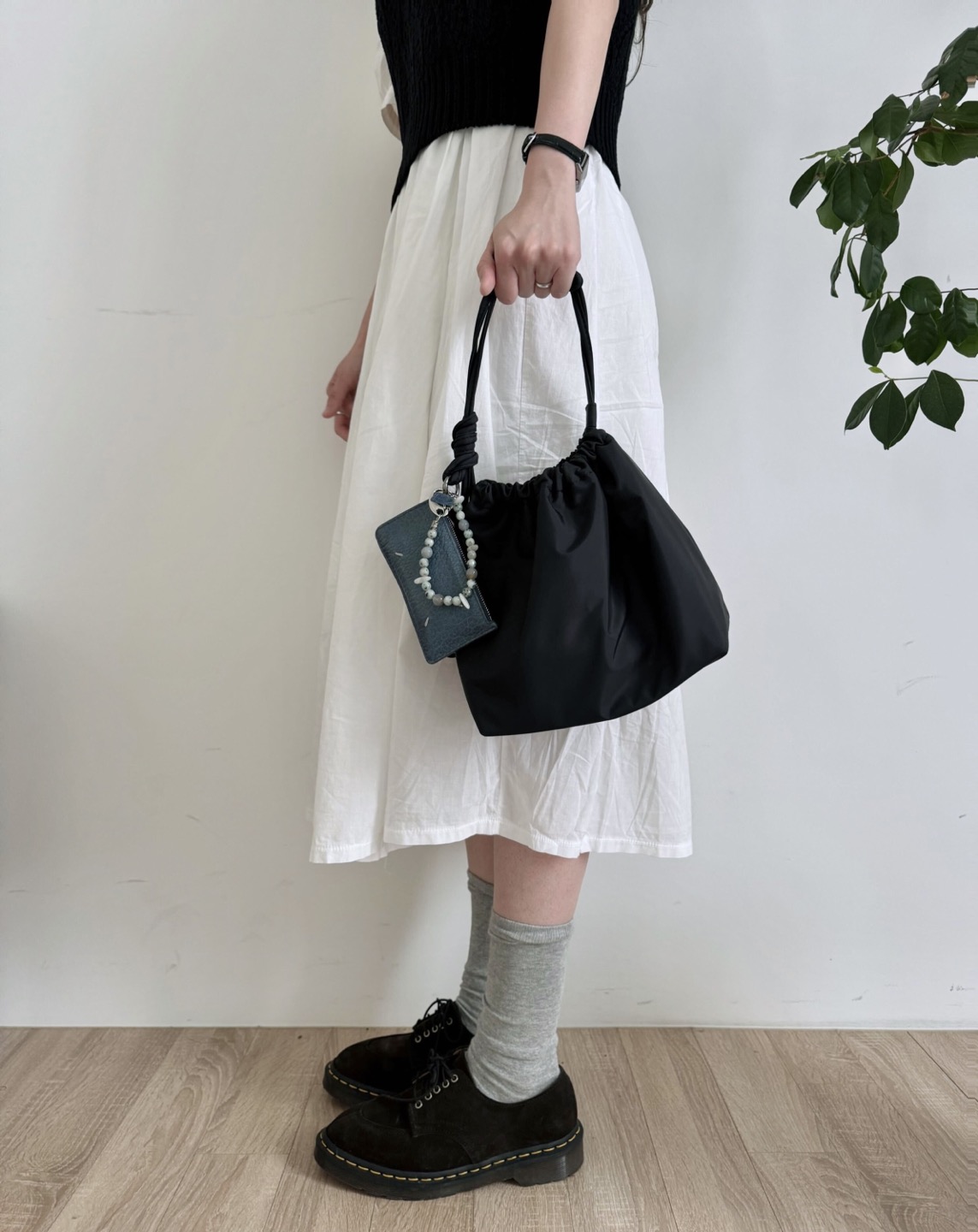 EFOLE ショルダーバッグ バッグ Draw strings one shoulder bag