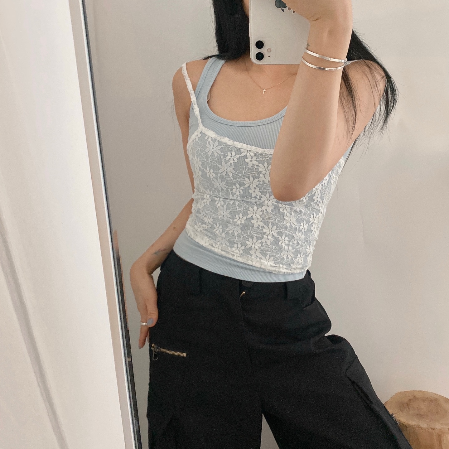 ちょうちょ キャミソール vintage レース itimi nodress nodress vintage itimi ちょうちょ キャミソール レース