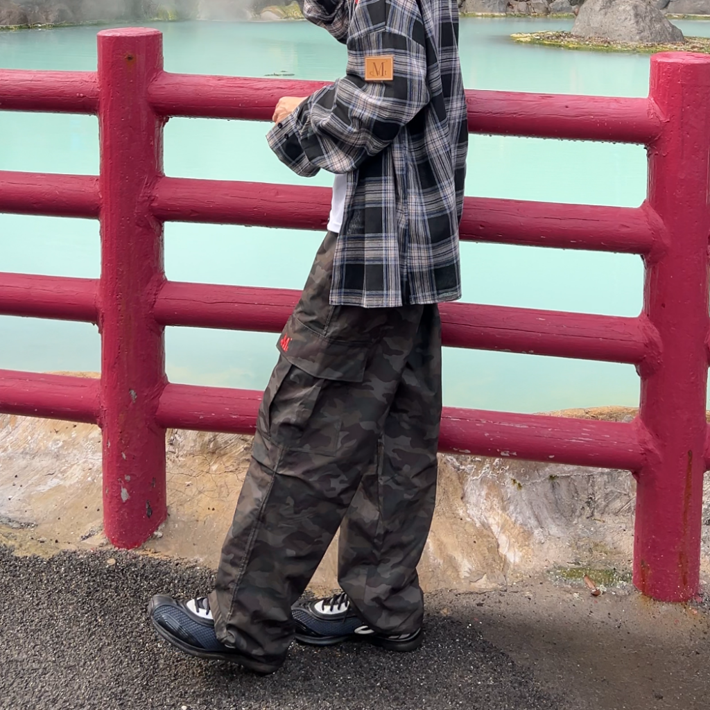 CRIEFF CAMO POLY CARGO PANTS (UNISEX) | ファッション通販