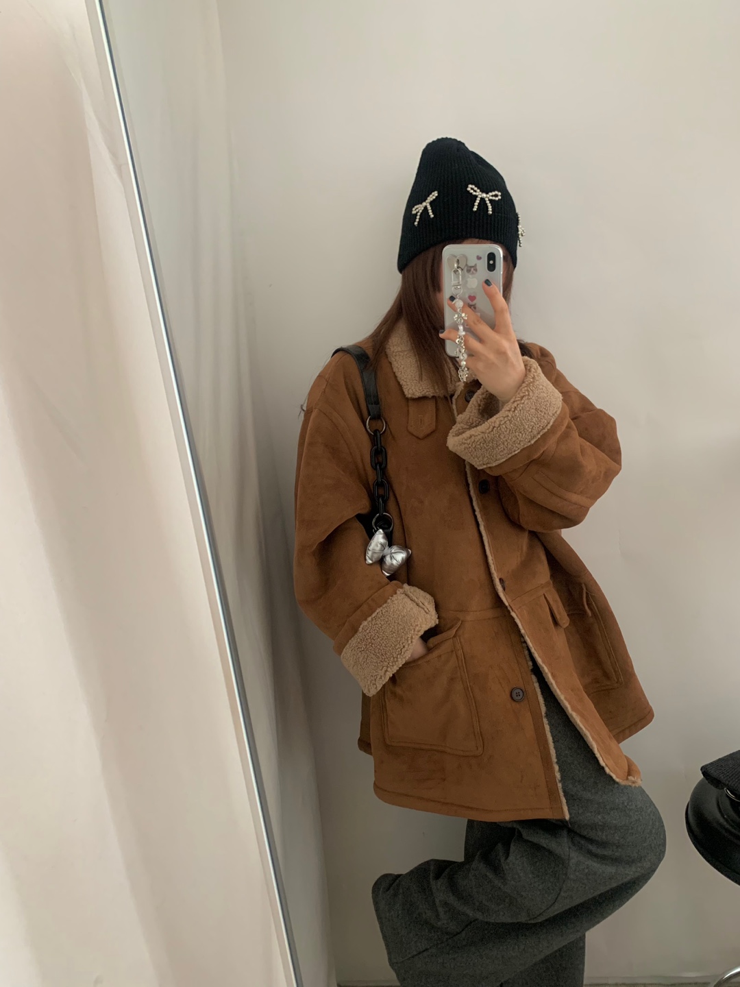 レザースエードファームートンコート | ファッション通販サイト NUGU