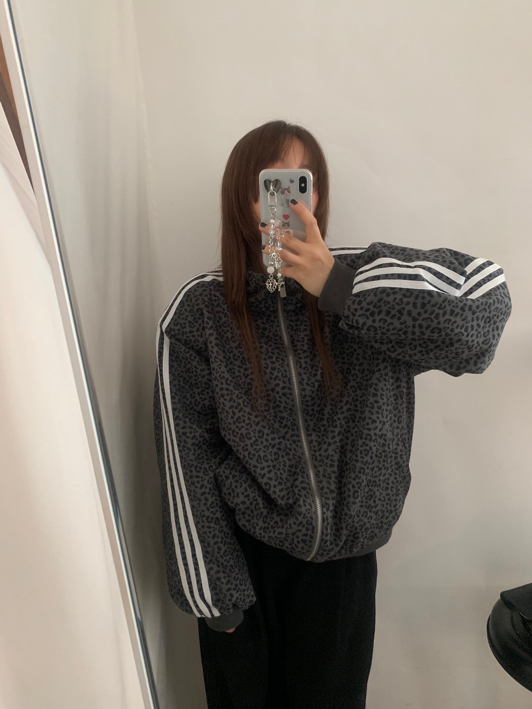 レオパードキルティングトラックパーカー | ファッション通販サイト NUGU