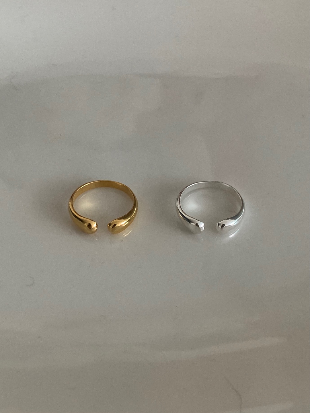 (silver925) Unique gap baby open ring