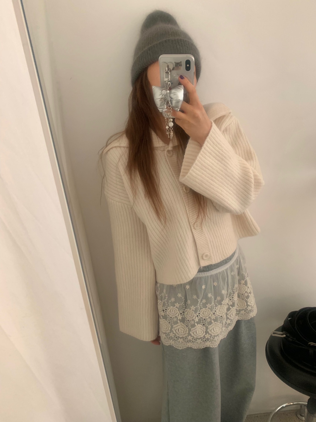 ★かのんたん⑳★ セーラーカラーボタンニットカーディガン | ファッション通販