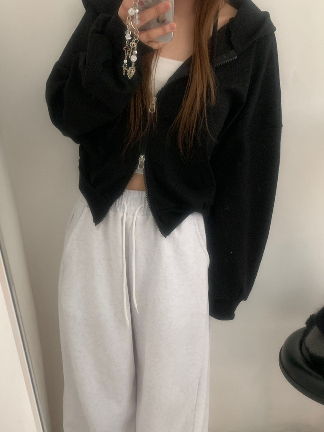 デイ2WAYオープンセミクロップドパーカー | ファッション通販