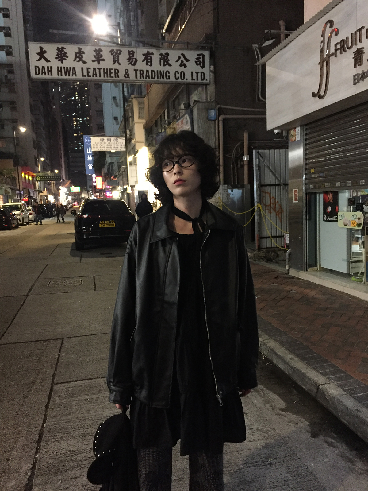 ダークグレー オーバーサイズジャケット レザーオーバーサイズジャケット[kd95] | レディース