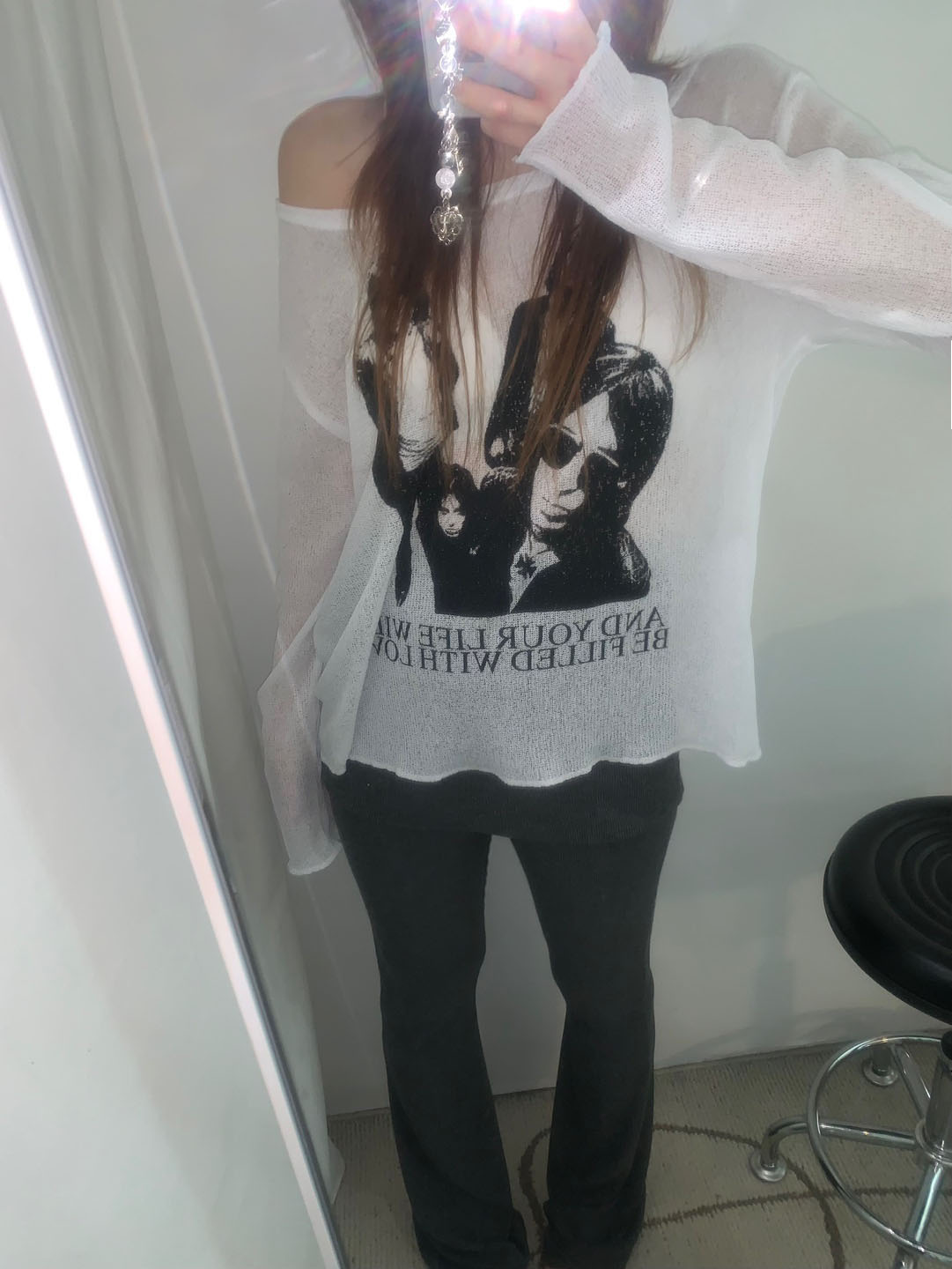 【SIIILON】シースルーカットソー SIIILON】シースルーカットソー SIIILON Official online store