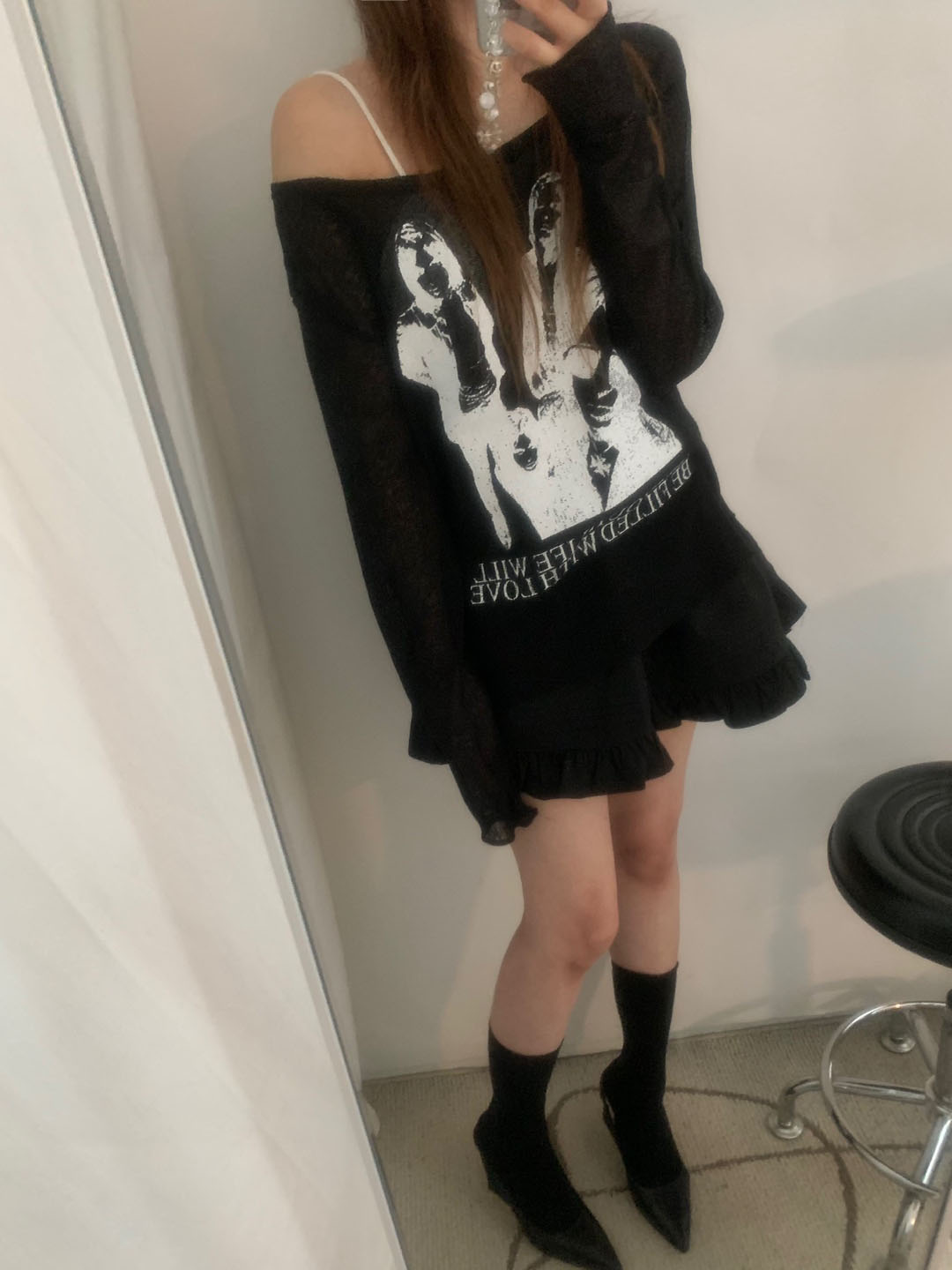 ♡新作トップスオーダーページ♡ SideTuck Blouson🐝 . . ブルゾン初のハーフスリーブ・トップス