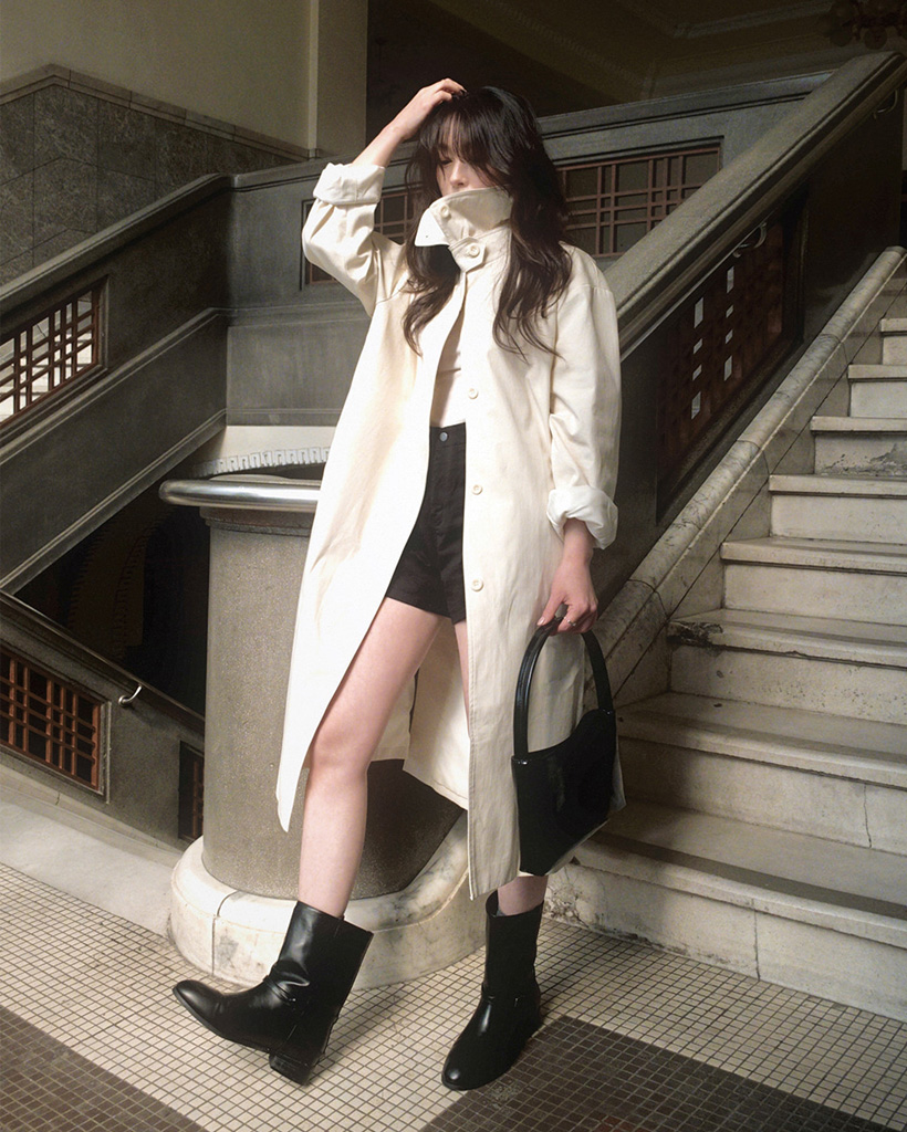 SLOWMADE.ハイネックトレンチコート | ファッション通販サイト NUGU