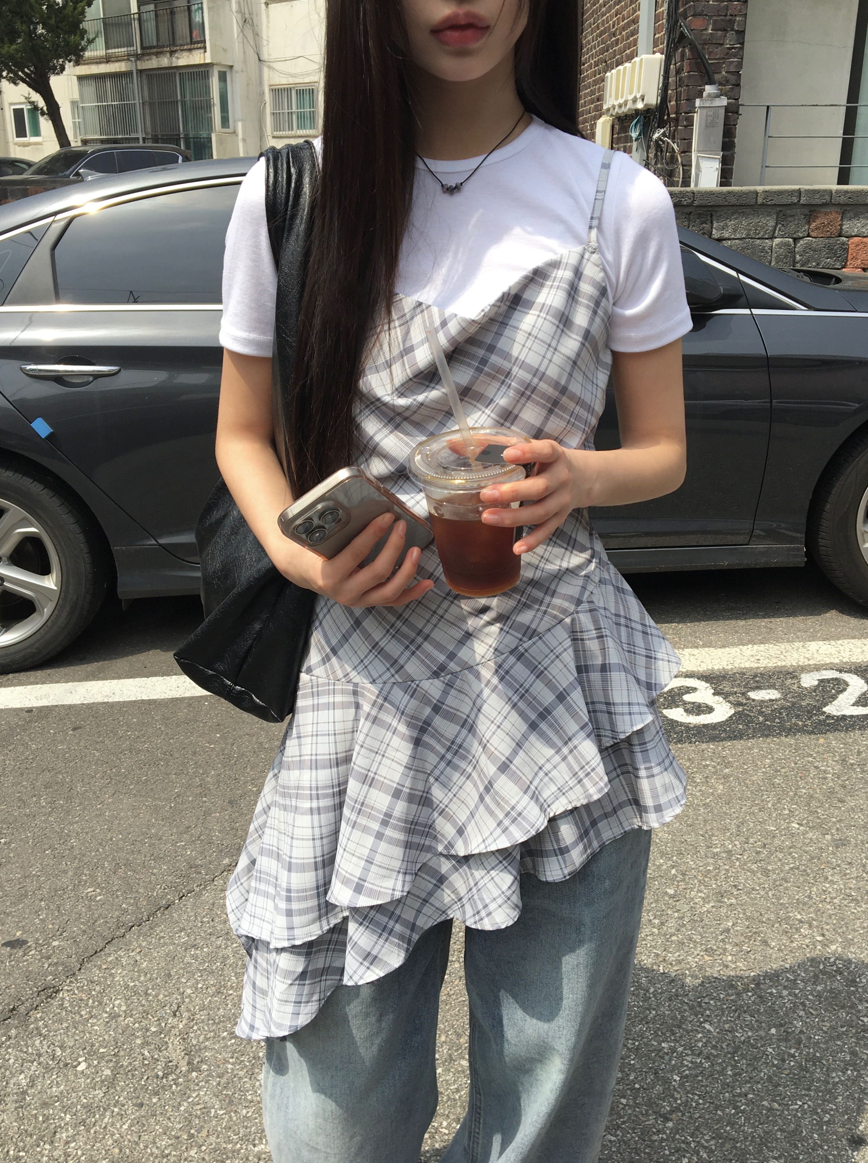 【ころん】バーバリーブルーレーベル ノバチェックリボン ティアード キャミ 楽天市場】 バックリボン ティアード キャミワンピース 夏