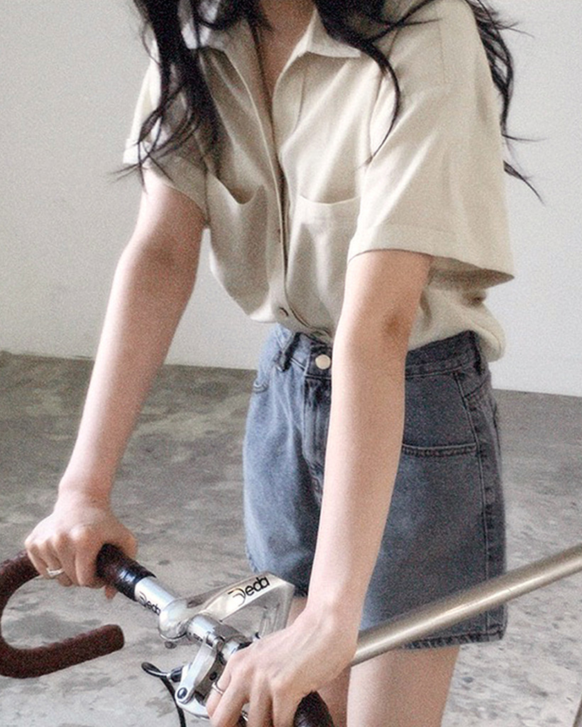 デニムショートパンツ-4size | ファッション通販サイト NUGU