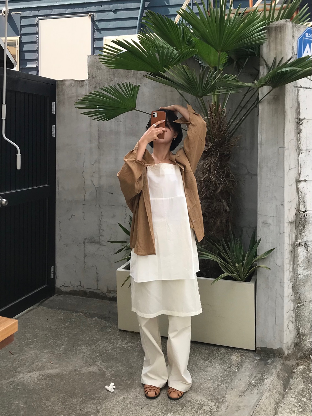 きるページ camel stripe shirts | ファッション通販サイト NUGU
