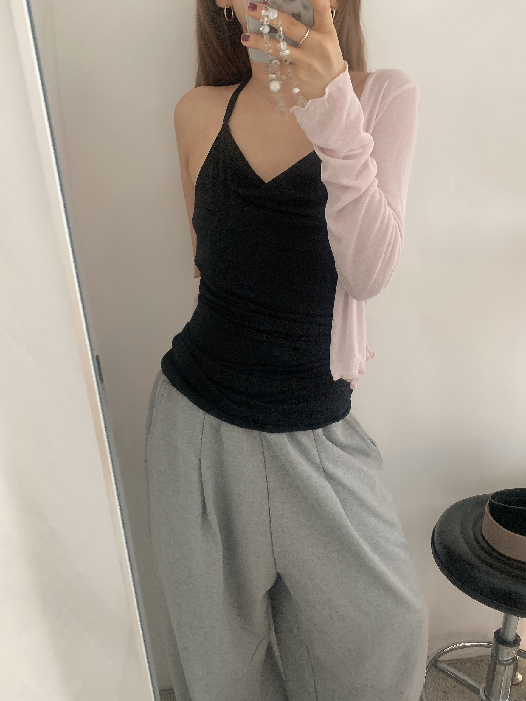 ドレープ斜めストライプキャミソール | ファッション通販サイト NUGU