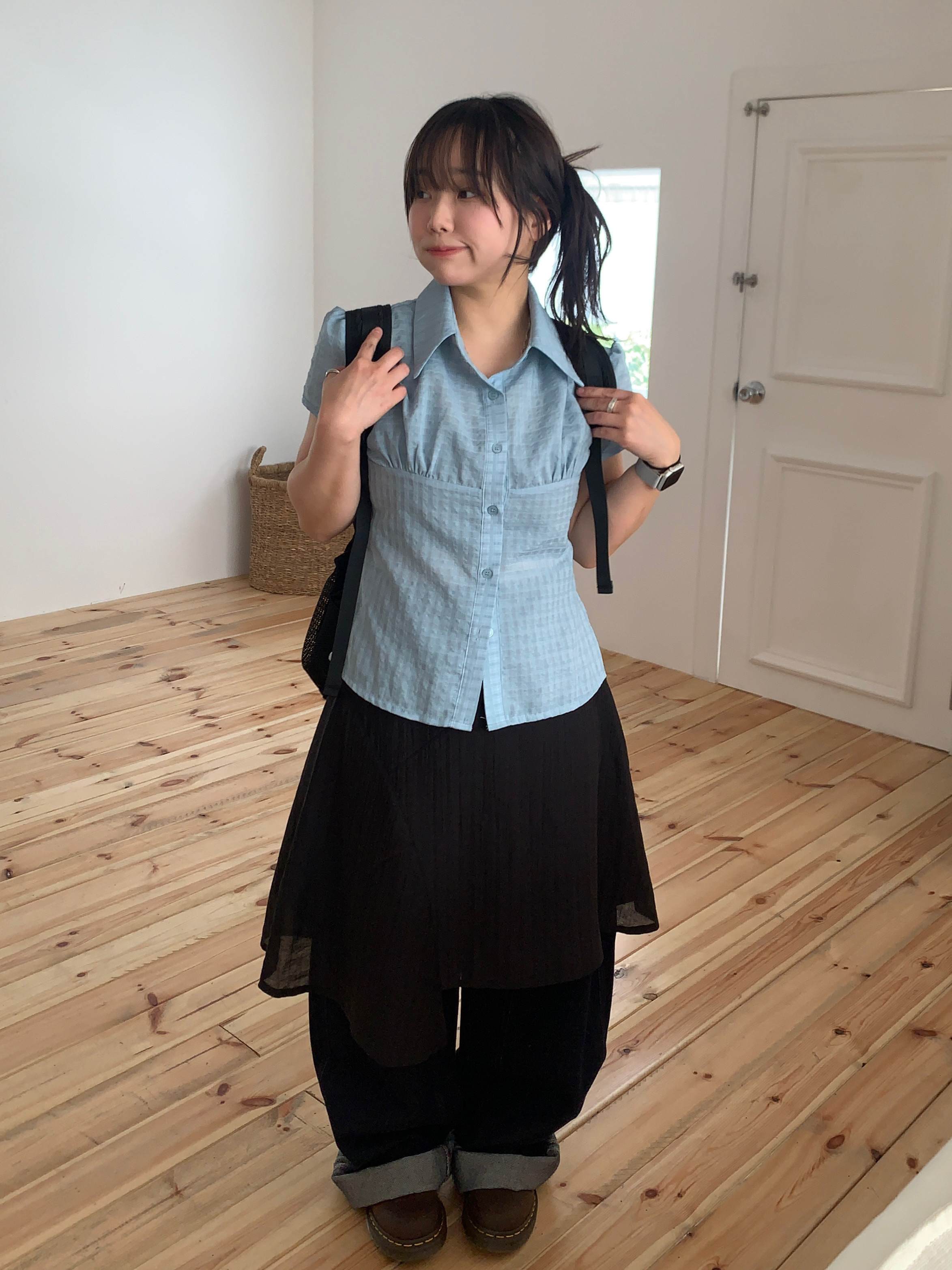 シースルー ストール 巻きスカート セール】シアーラップスカート／sheer wrap skirt 巻きスカート