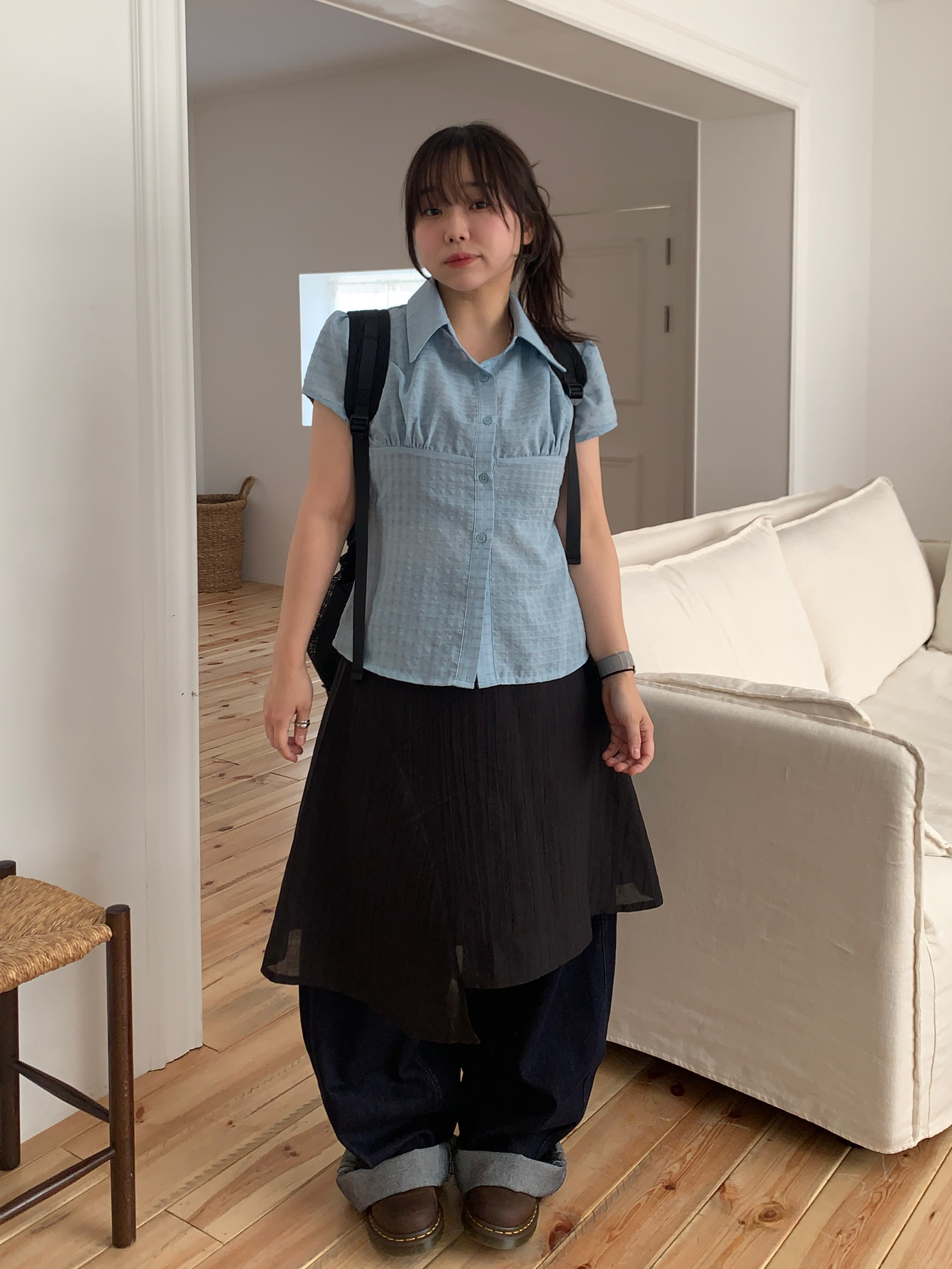 【関税込み】Ottolinger カーキ Drape Lounge ミニスカート OTTOLINGER(オットリンガー) ミニスカート(レディース) - 海外