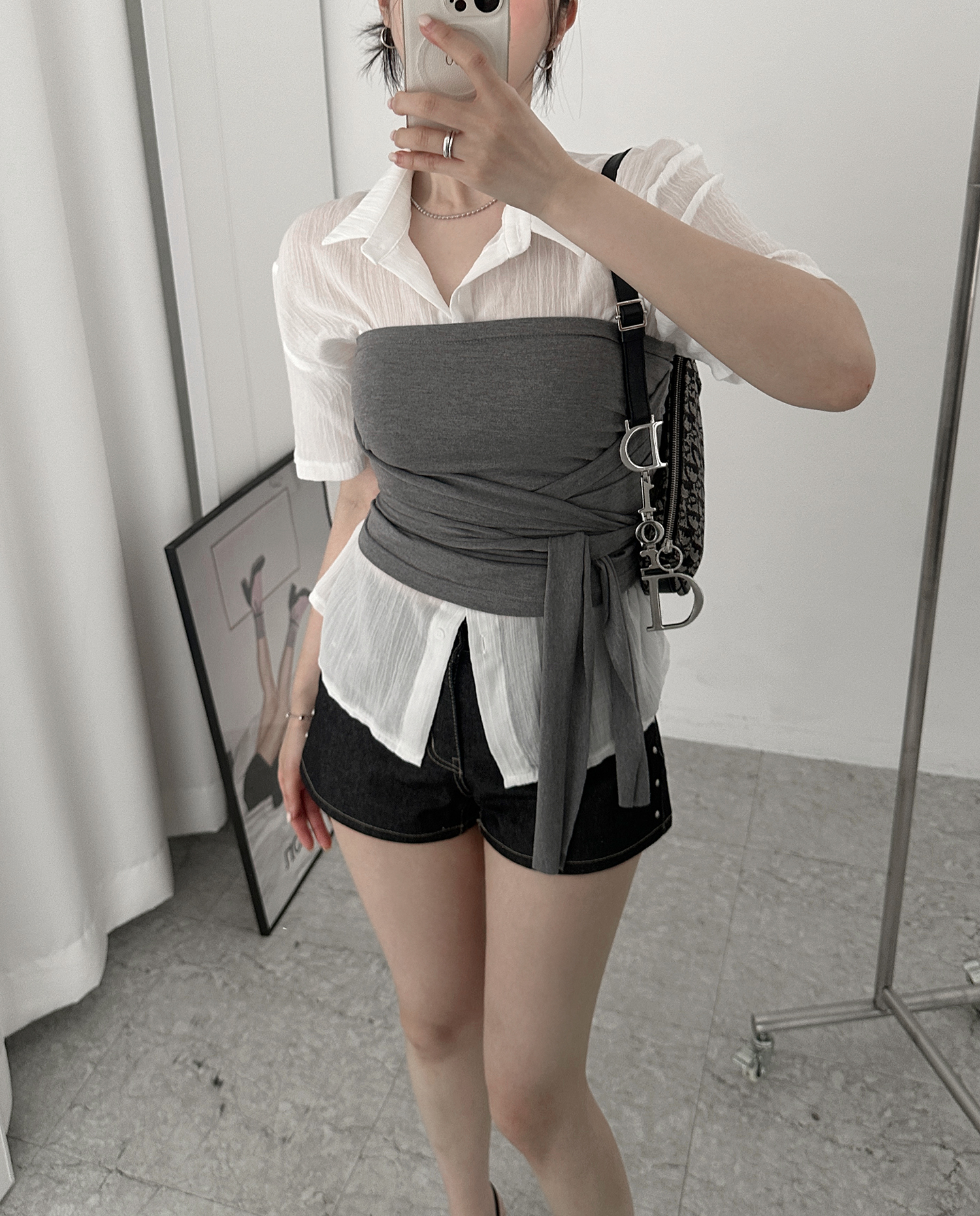 ピヌエ デニムビスチェ タンクトップ セット ピヌエ デニムビスチェ タンクトップ セット ピヌエ デニム