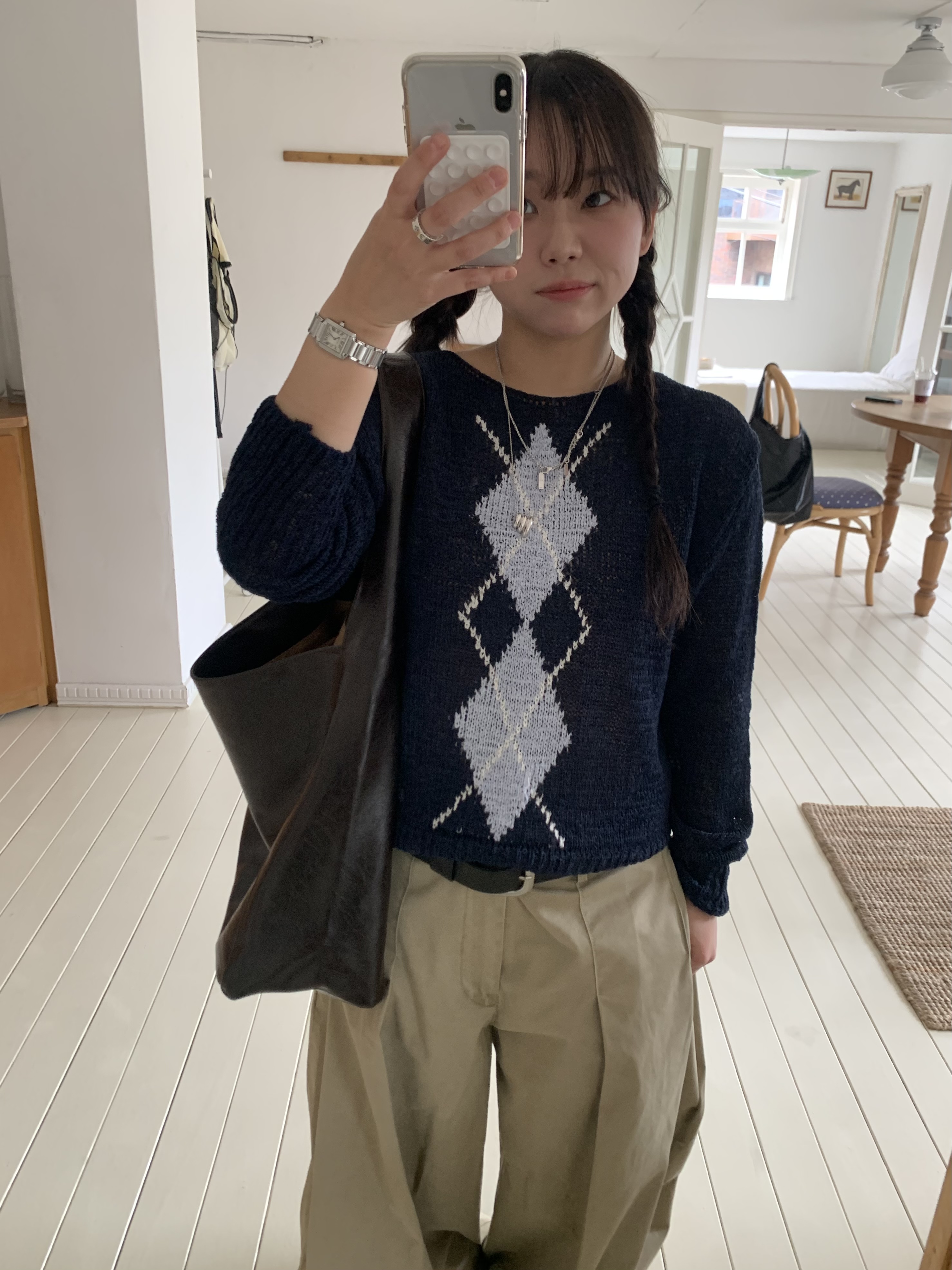 PEARL LYGATE 迷彩柄ニット サイズ5 PEARL LYGATE 迷彩柄ニット サイズ5