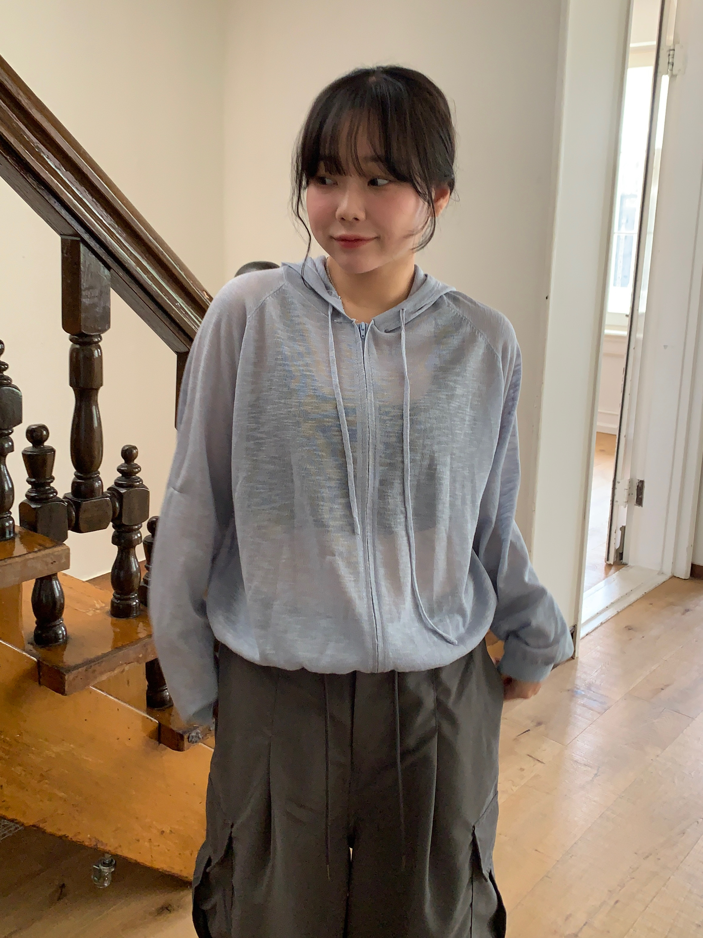 フード付きニットパーカー | ファッション通販サイト NUGU