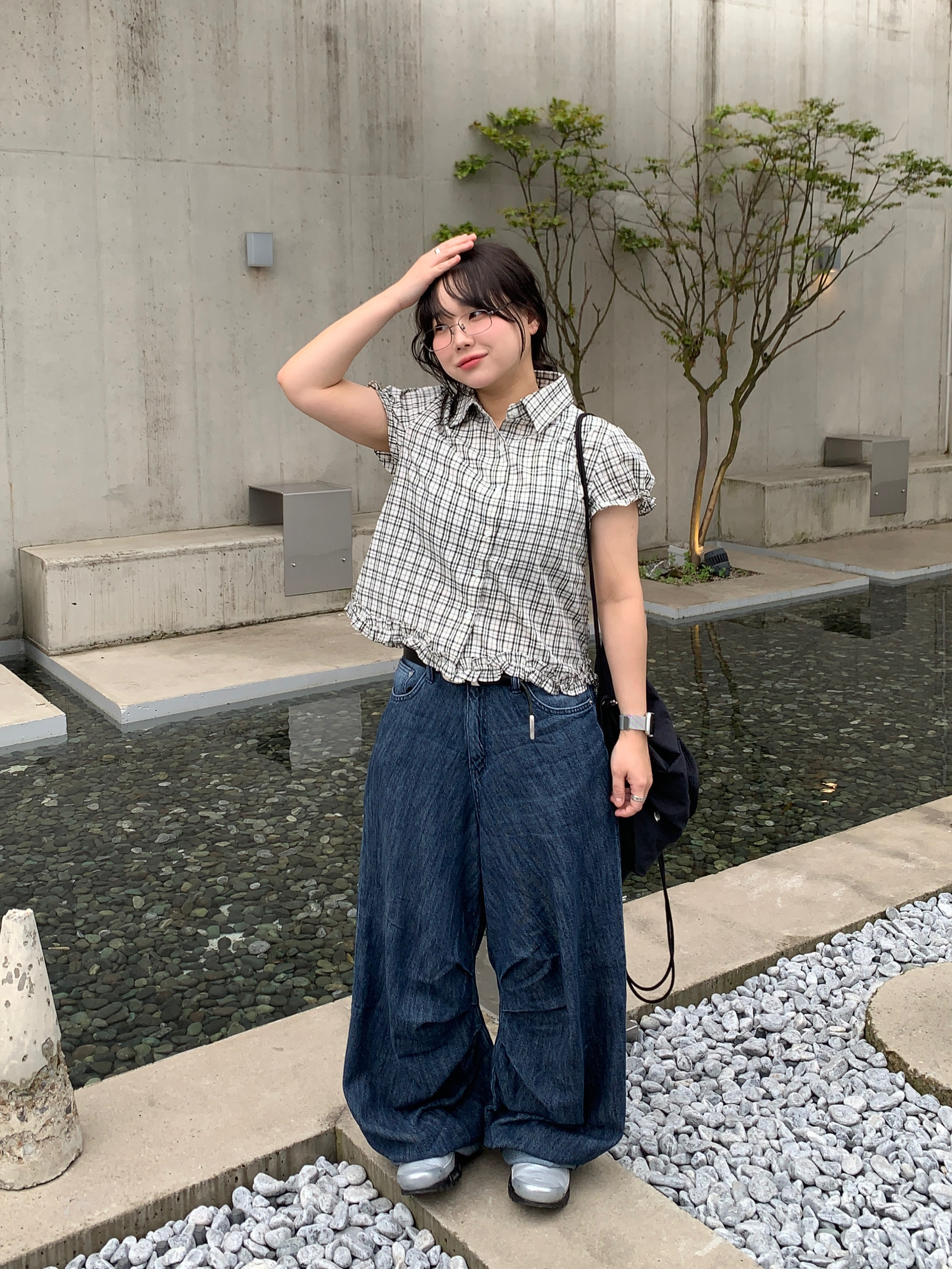 わいわいワイド ポインテッドポケットワイドデニム | ファッション通販サイト NUGU