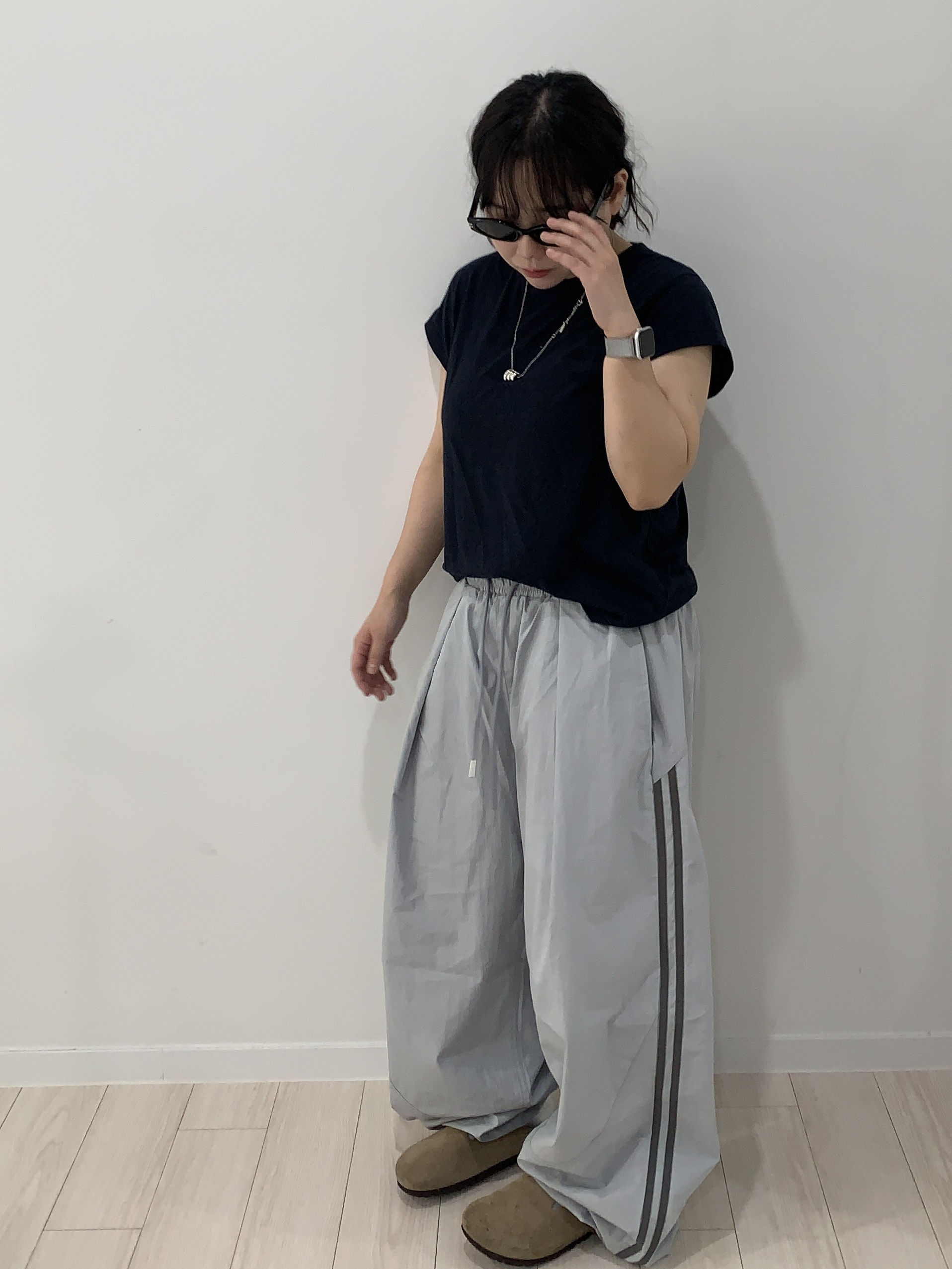 wanka様　パンツ-m MIXプリーツパンツ/YECCA VECCA（イェッカ ヴェッカ）のワイドパンツ