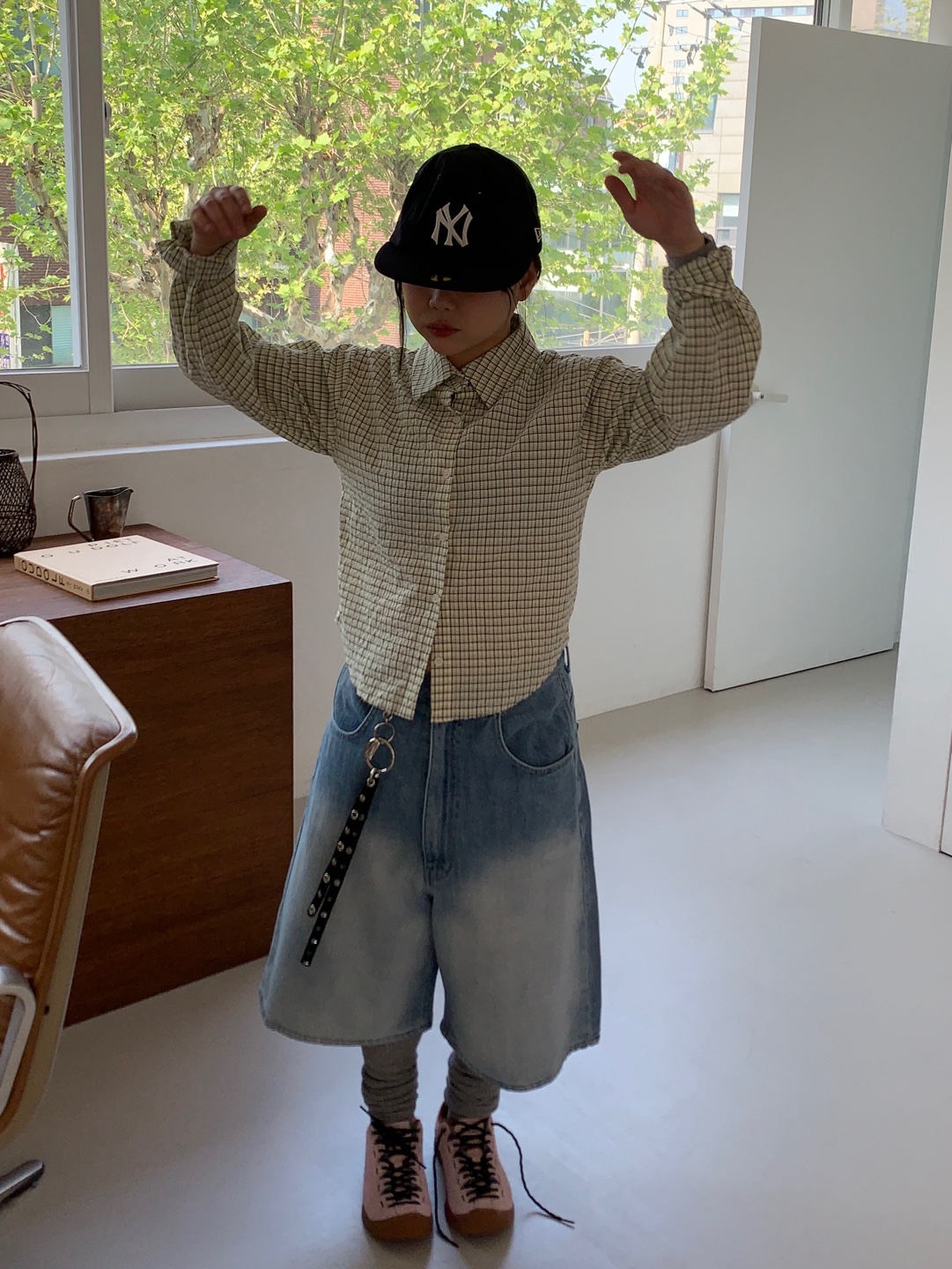 NABULUS コットン&リネン デニム バミューダパンツ ハーフデニムパンツ | ファッション通販サイト NUGU
