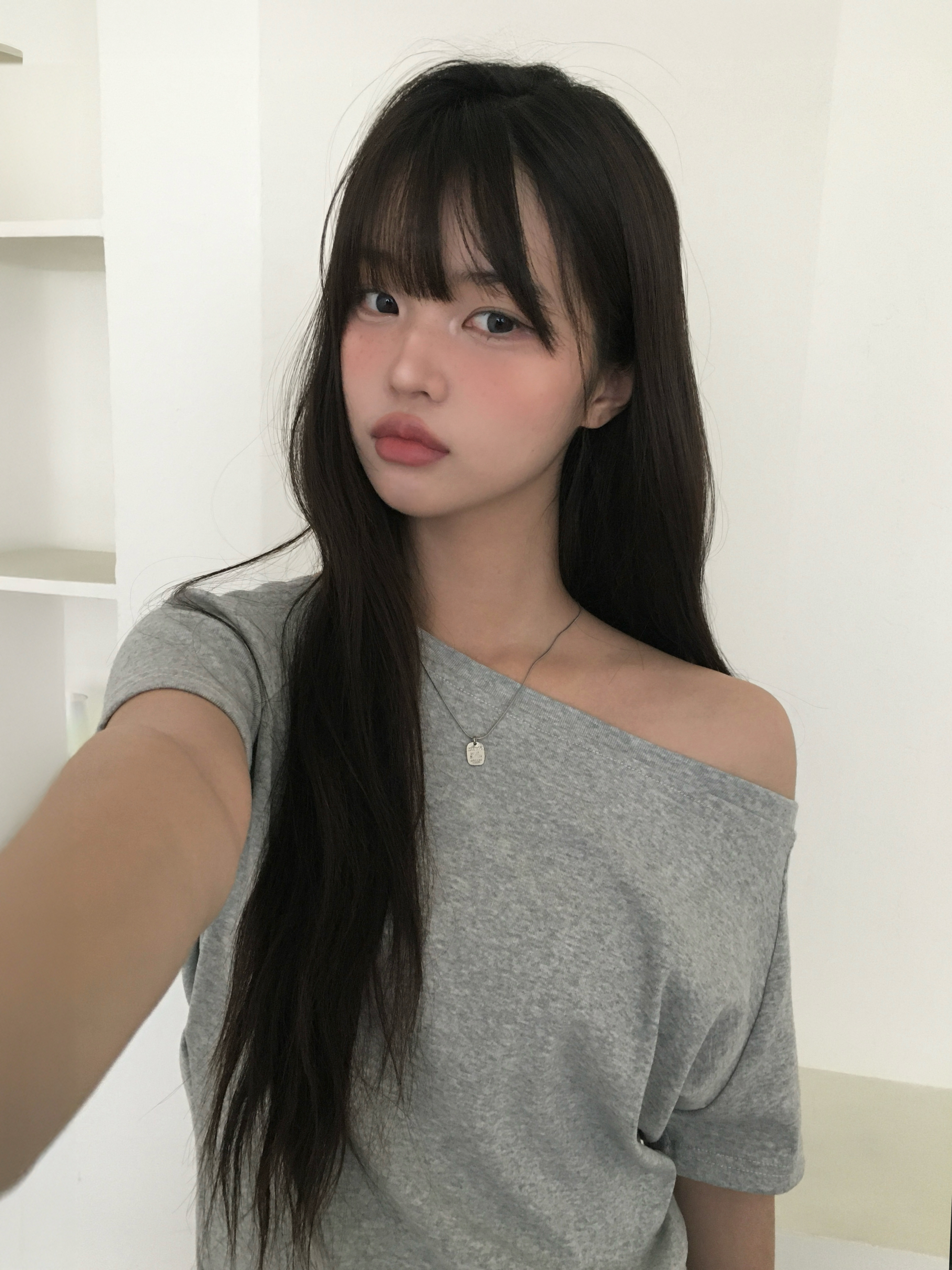 その他 mizuho ワンオフショルダーバイカラーハーフスリーブTシャツ