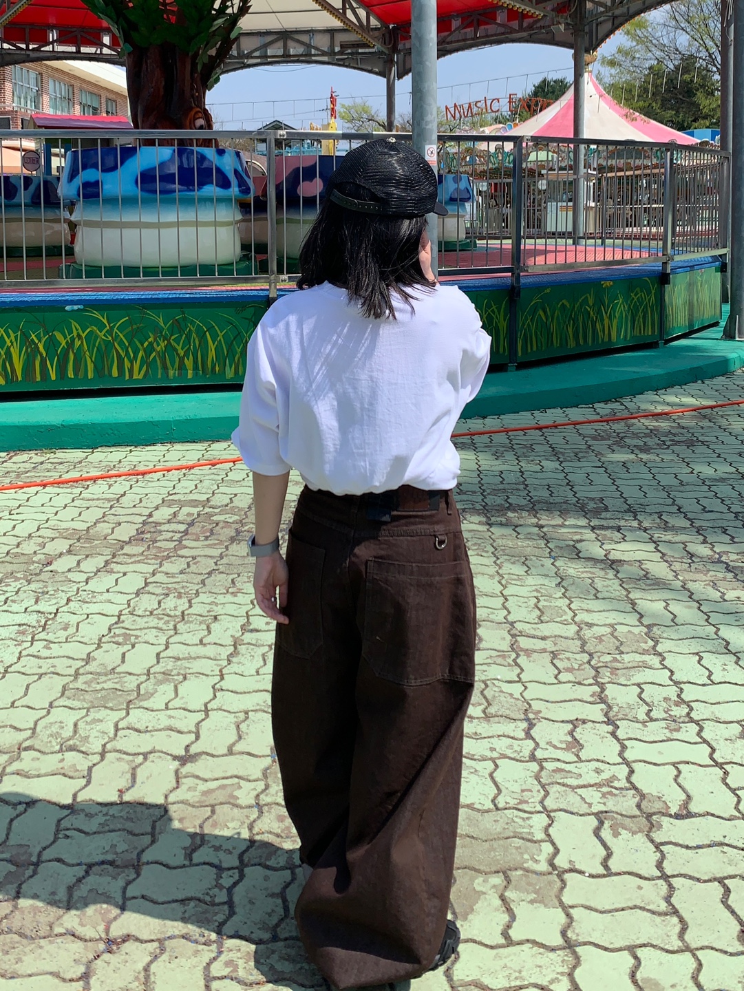 narrow パンツ36ブラウン ブラウンチノパンツ | ファッション通販サイト NUGU