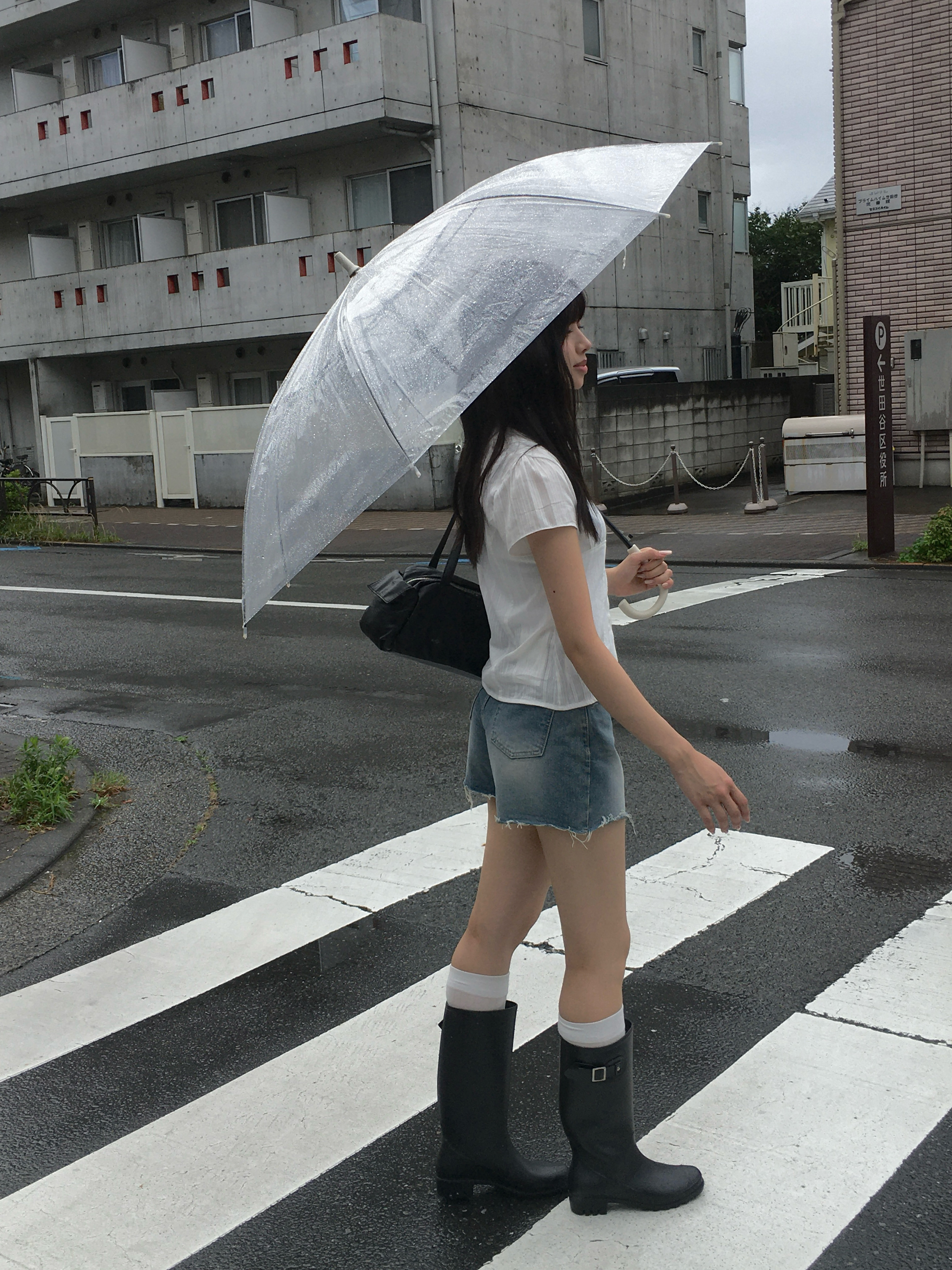 ビンテージ裾ダメージサマーショートデニムパンツ | ファッション通販