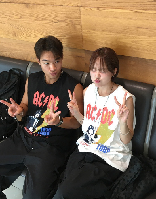 (unisex)プリントオーバーサイズノースリーブ