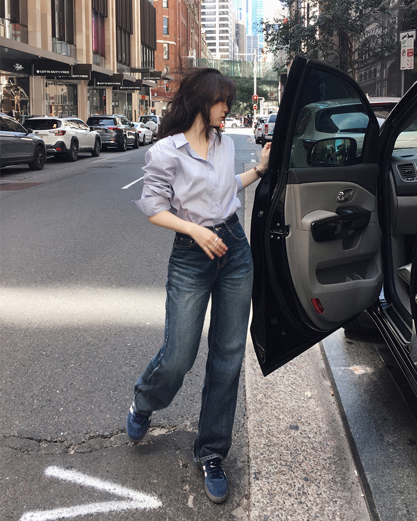 グレー プリーツ 半袖シャツ ベーシッククロップドライトグレー半袖シャツ | ファッション通販