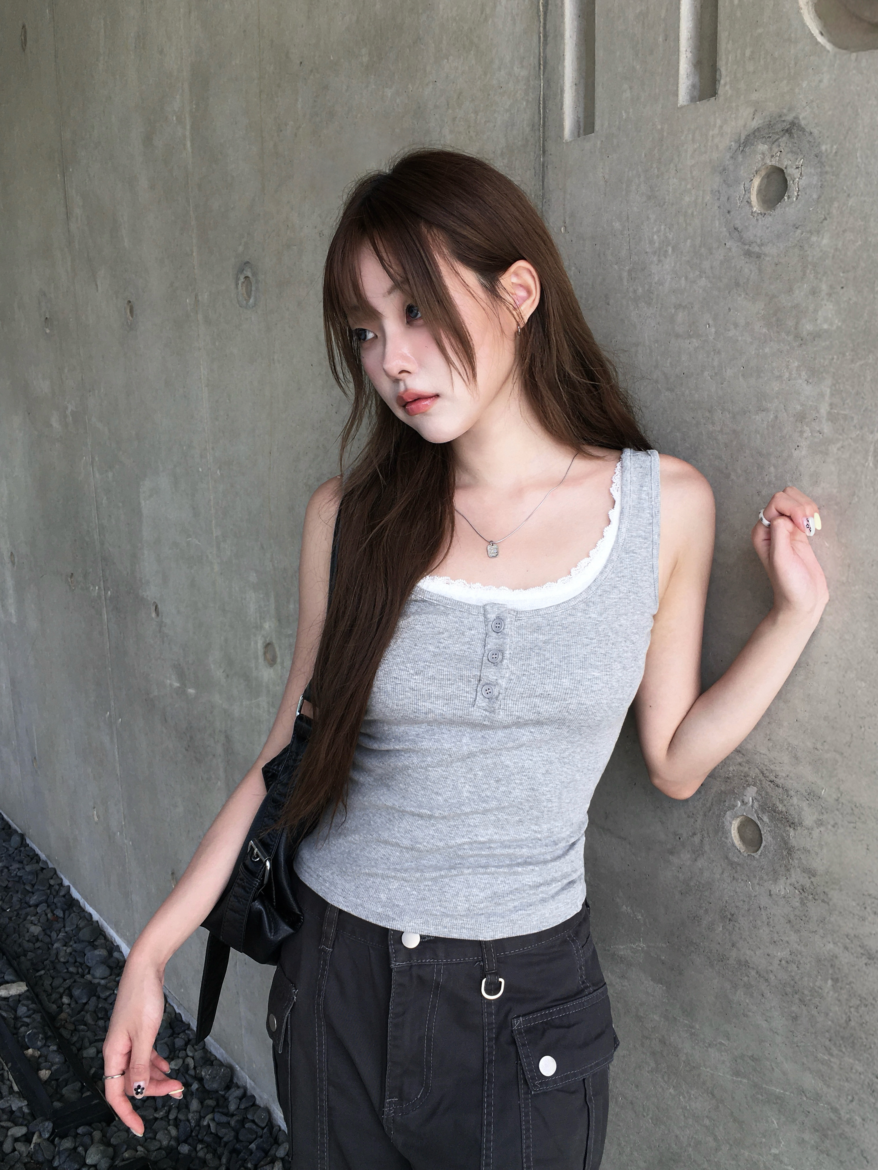 レイヤード ポケット タンクトップ レイヤード ポケット タンクトップ