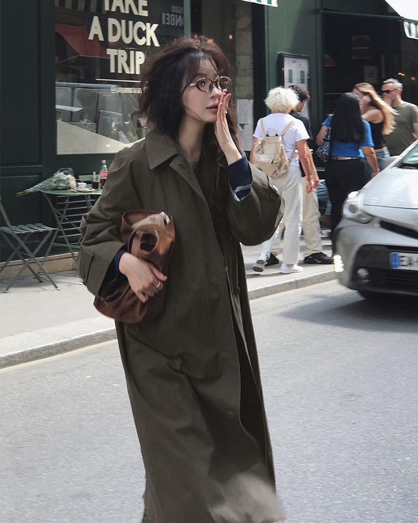 SLOWMADE.プレミアムシングルトレンチコート | ファッション通販