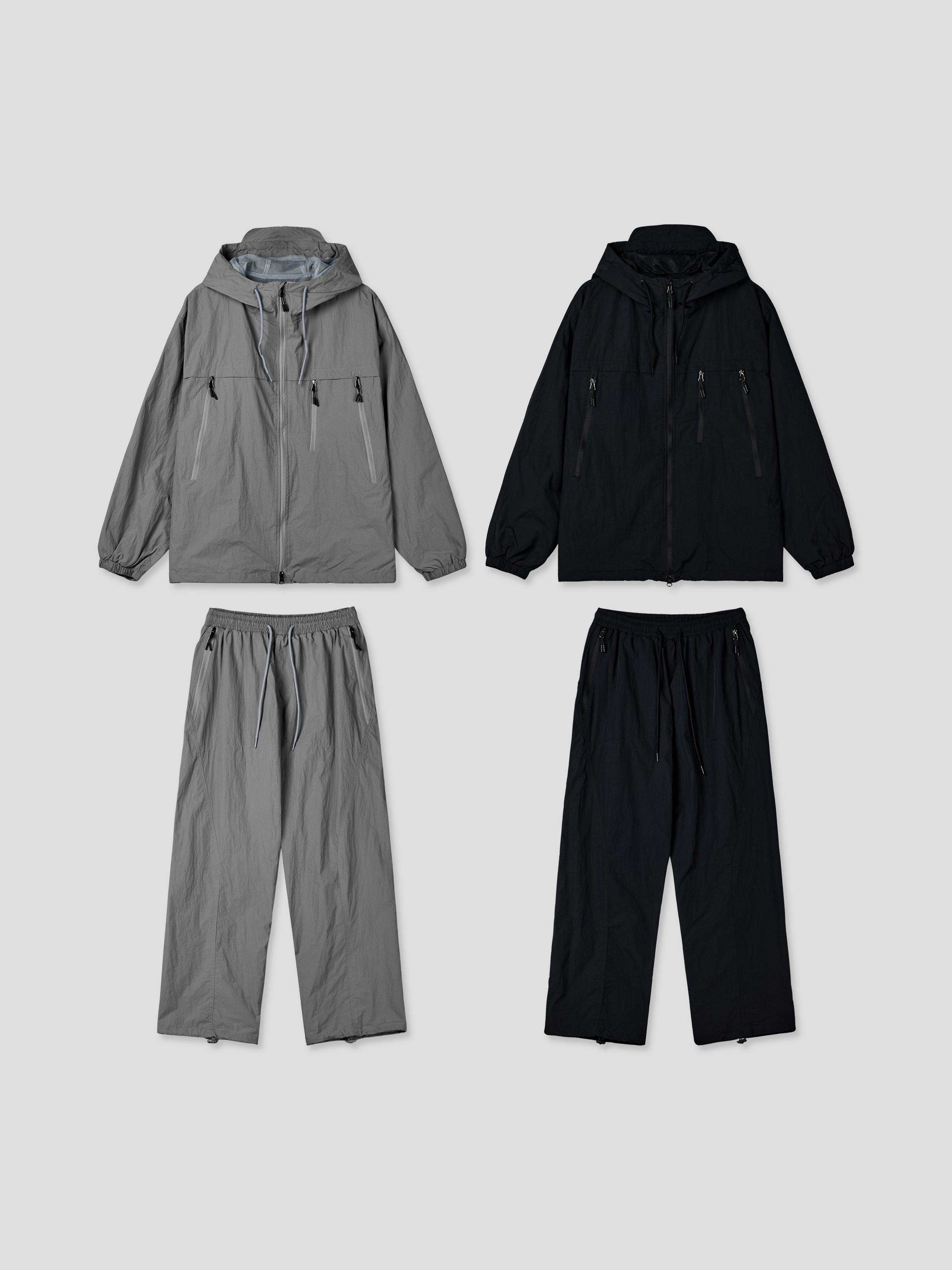 ナイロンランニングマルチジップアップパーカー | ファッション通販