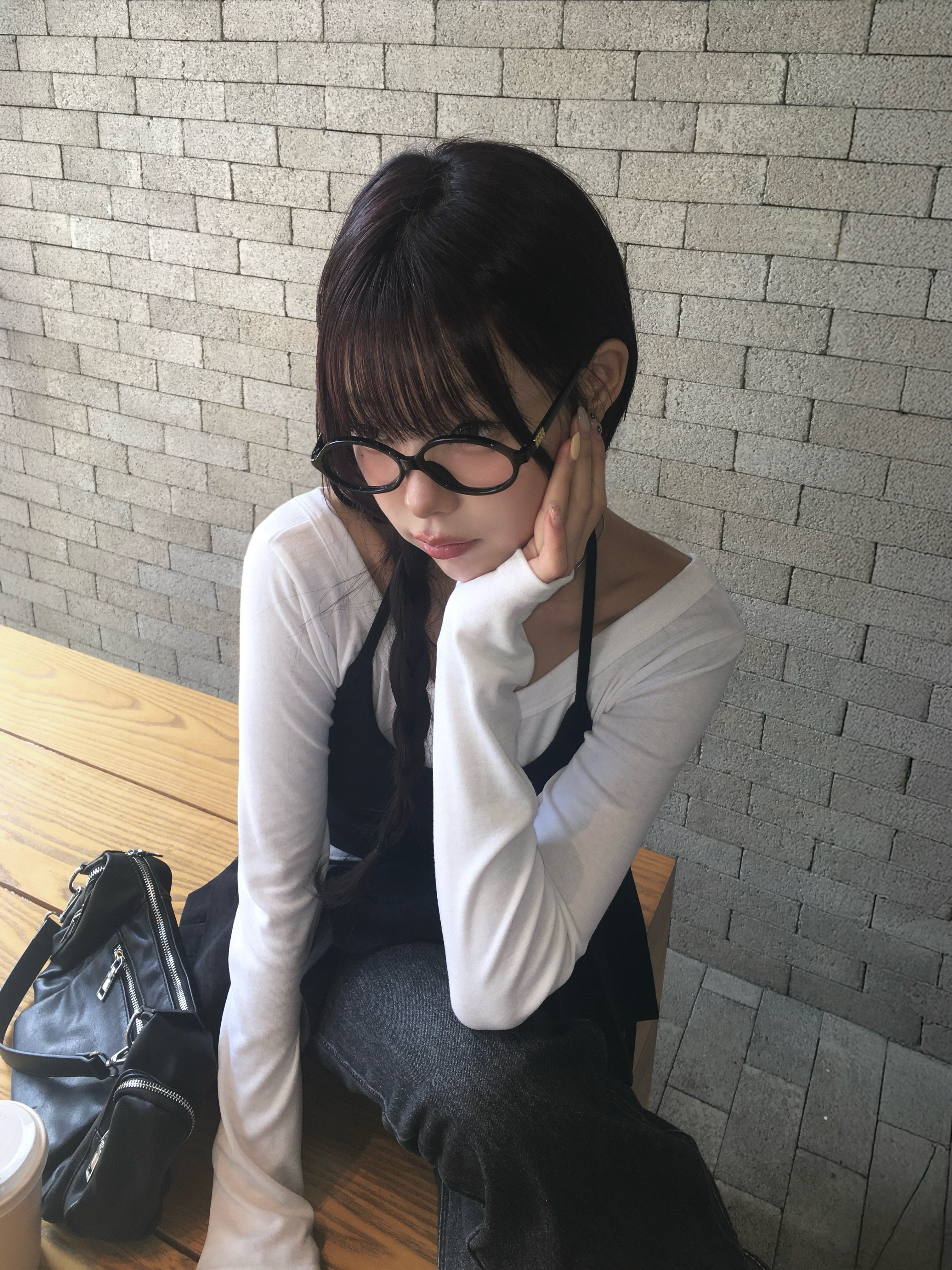 NAGOMI ホルターネックキャミソール+ボートネック長袖Tシャツセット