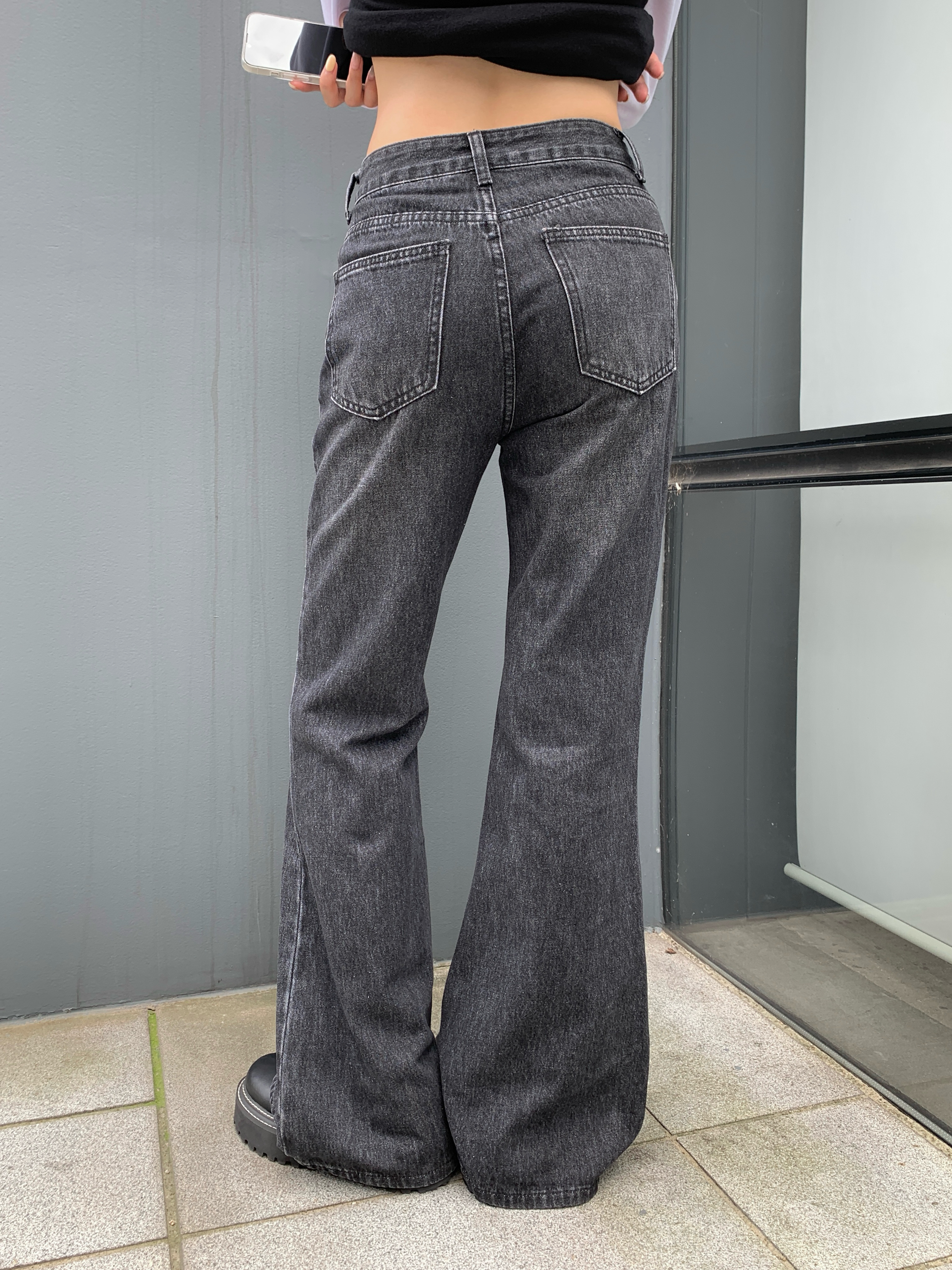 ブーツカットデニムウォッシンフレアジーンズ | ファッション通販