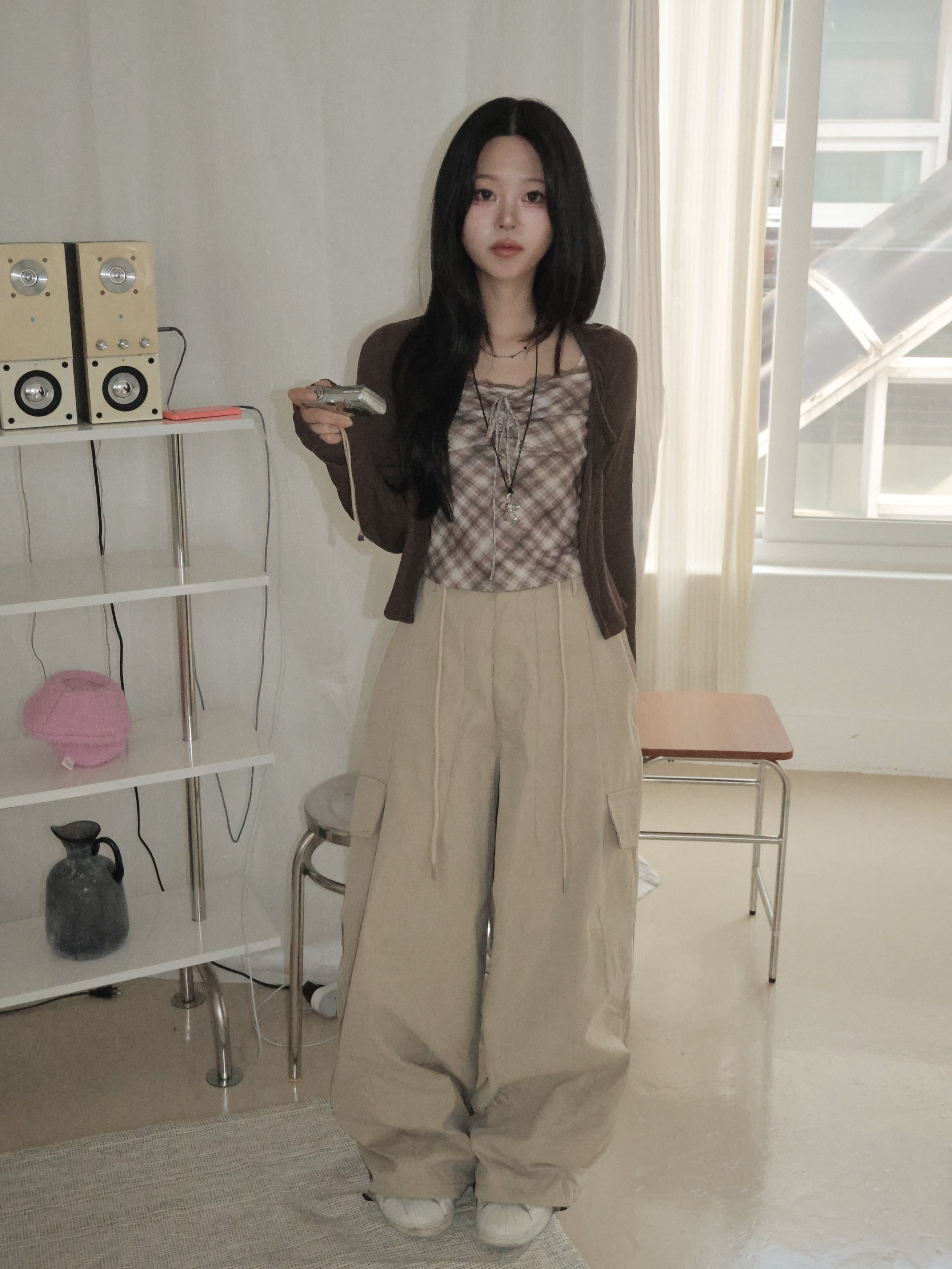 試着のみ【(NEW)MIX COLLARED CARDIGAN】サイズ0(M) 試着のみ【(NEW)MIX COLLARED CARDIGAN】サイズ0(M) 試着のみ