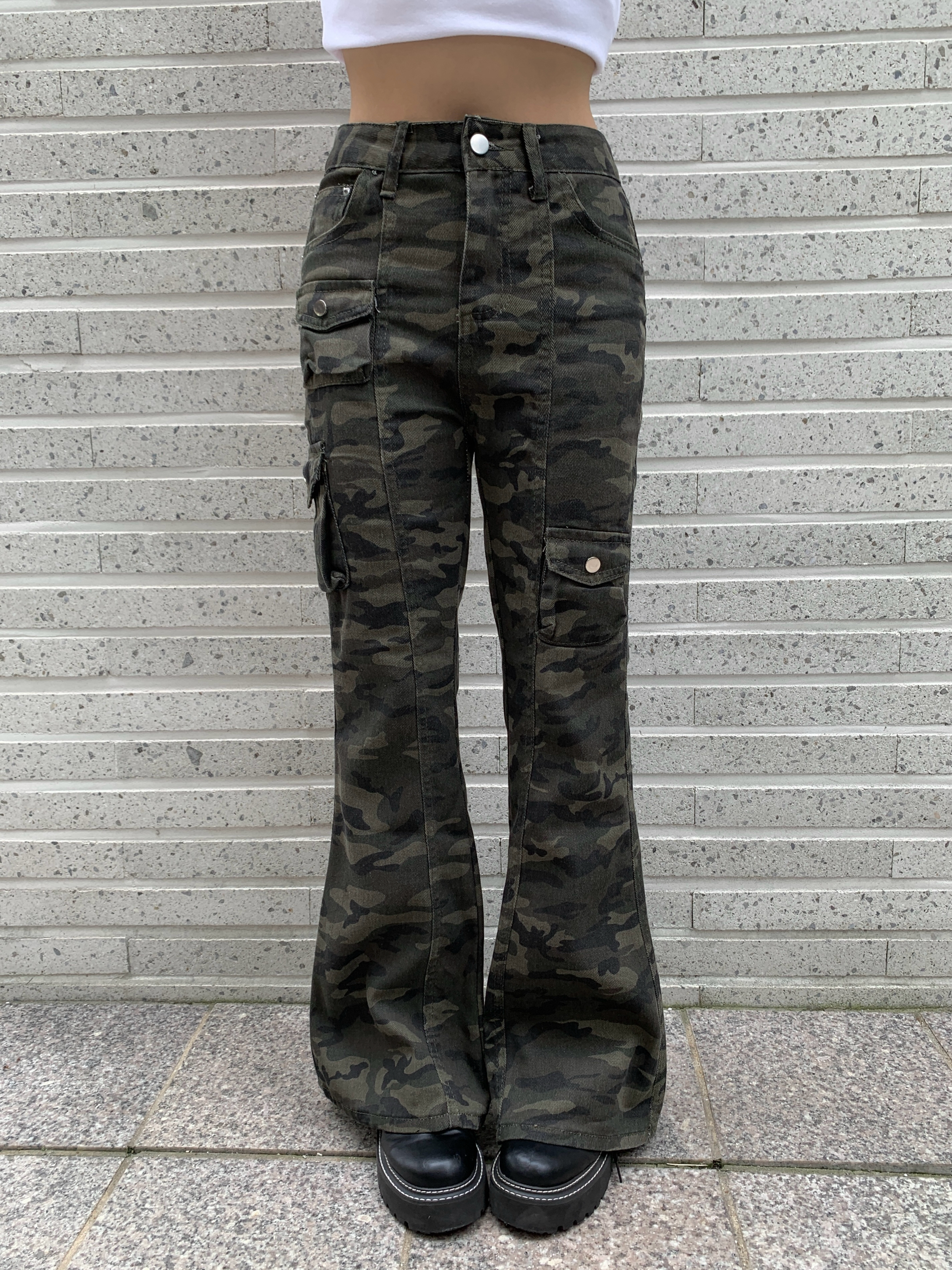 CIVARIZE　新品　ブーツカット カーゴパンツ　ボンテージ　ガスマスクy2k CIVARIZE 新品 ブーツカット カーゴパンツ ボンテージ ガスマスクy2k