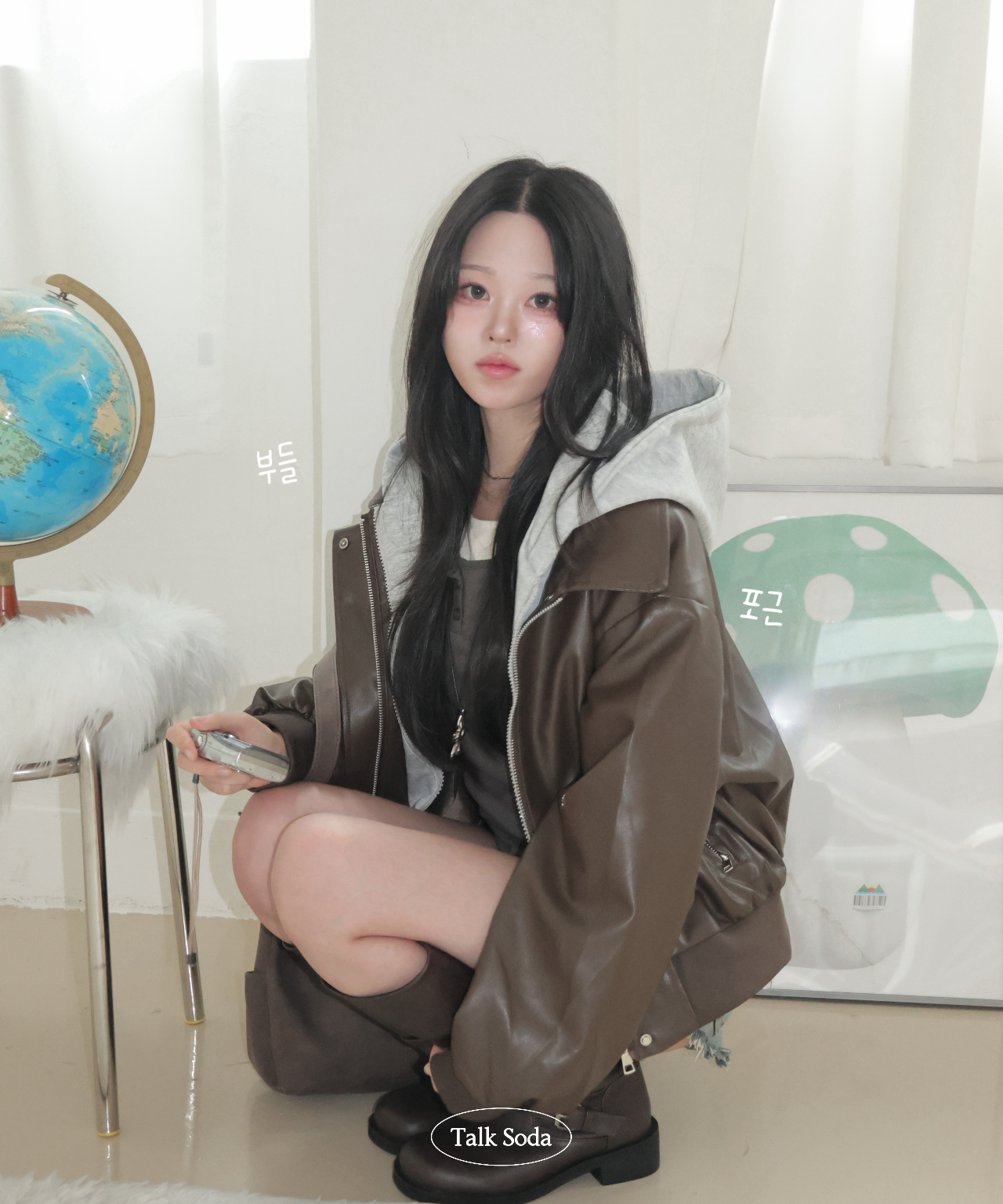 フード付きレザージャケット | ファッション通販サイト NUGU