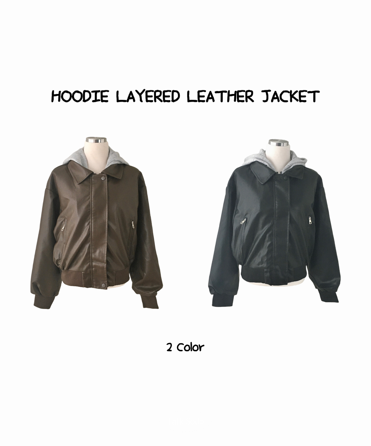フード付きレザージャケット | ファッション通販サイト NUGU
