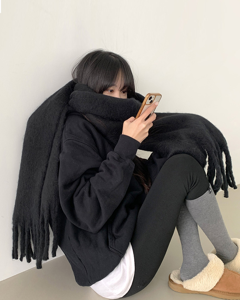 防寒対策/12color] ビックサイズマフラー_秋服 | ファッション