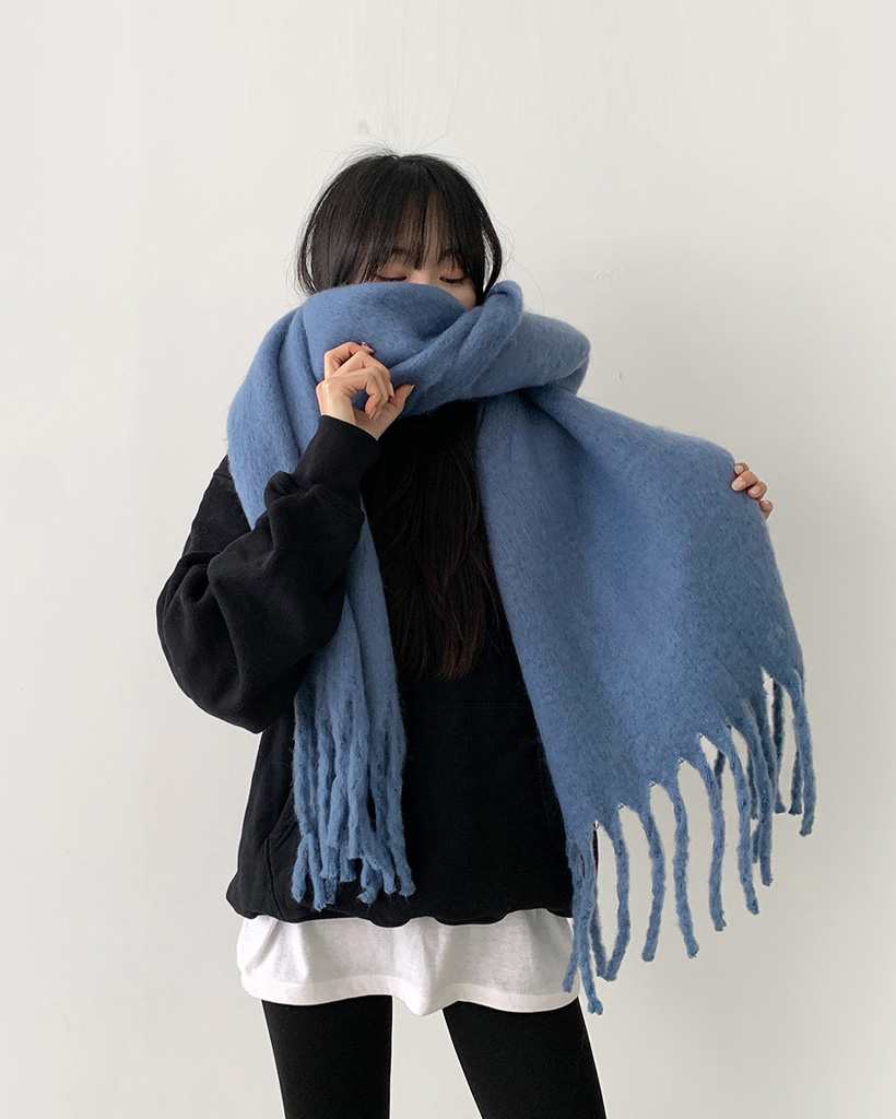 防寒対策/12color] ビックサイズマフラー_秋服 | ファッション