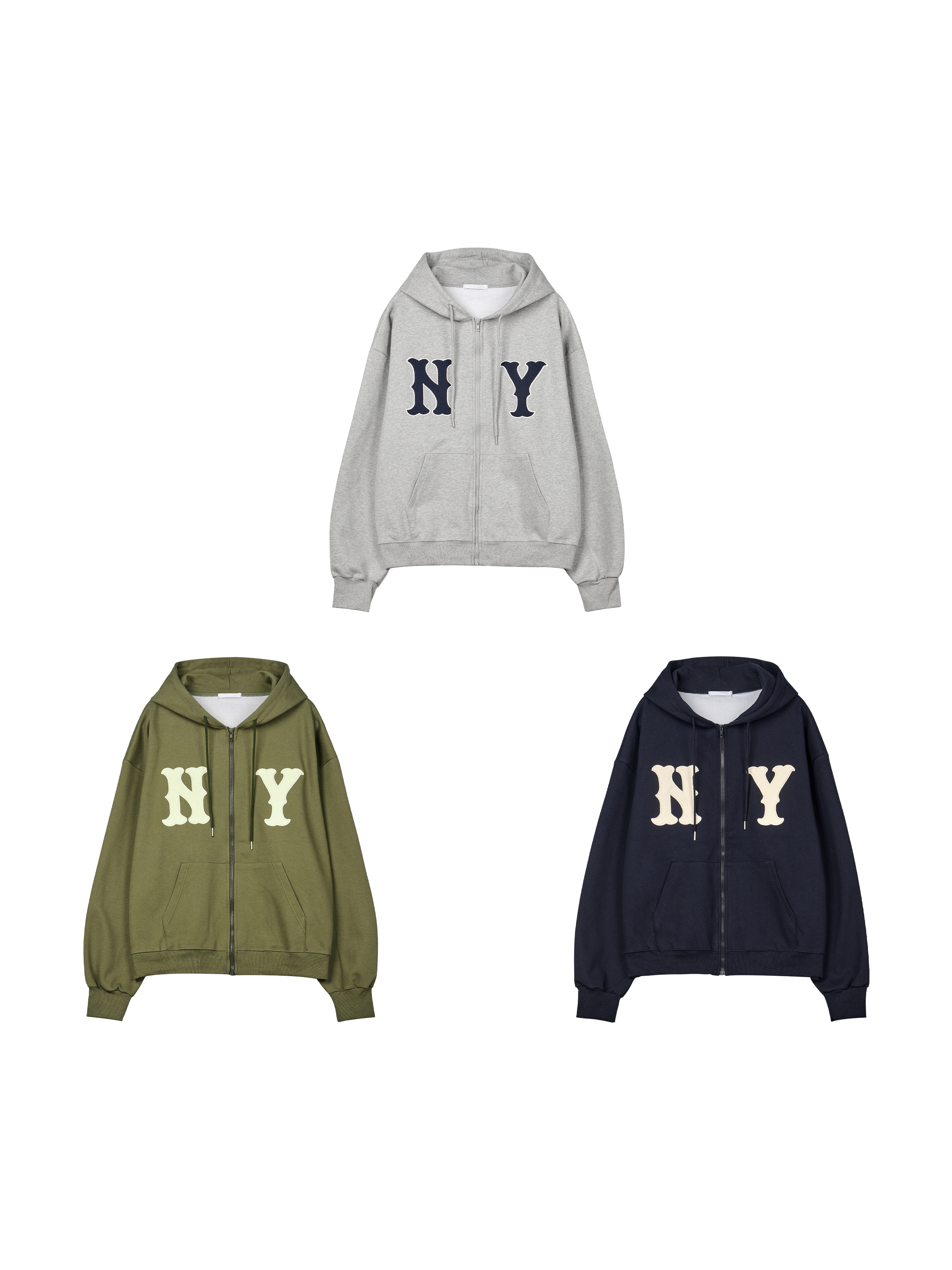 NYステッチクロップドパーカー | ファッション通販サイト NUGU