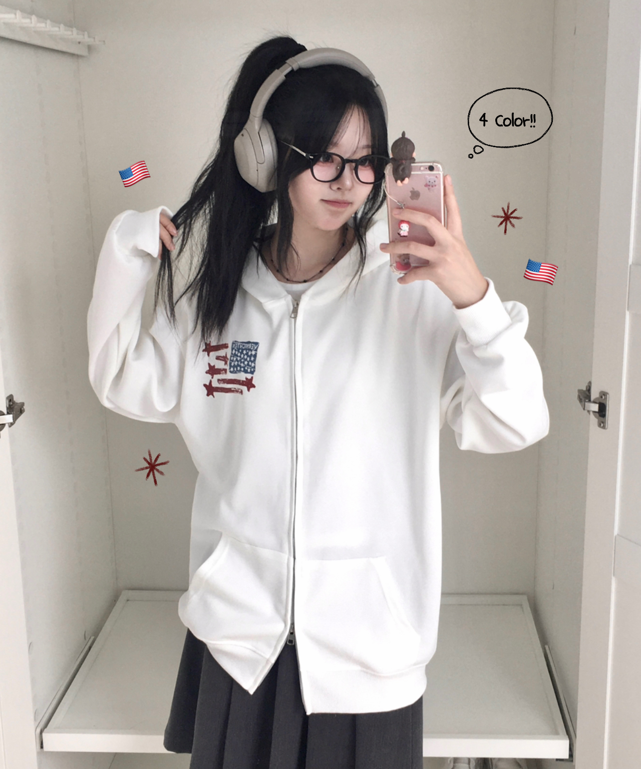 オーバーサイズ2WAYパーカー | ファッション通販サイト NUGU