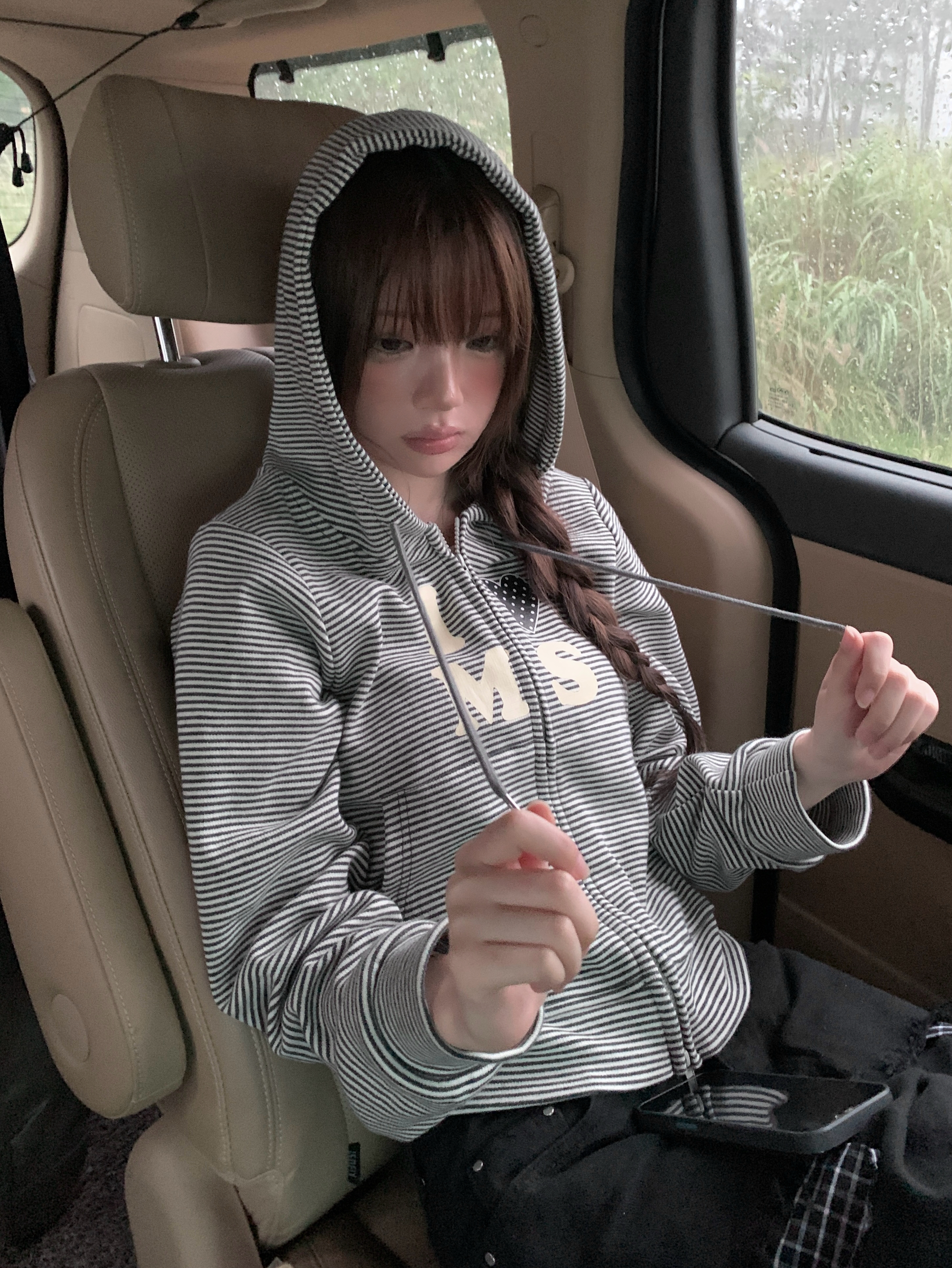 アイラブレタリングボーダーパーカー | ファッション通販サイト NUGU